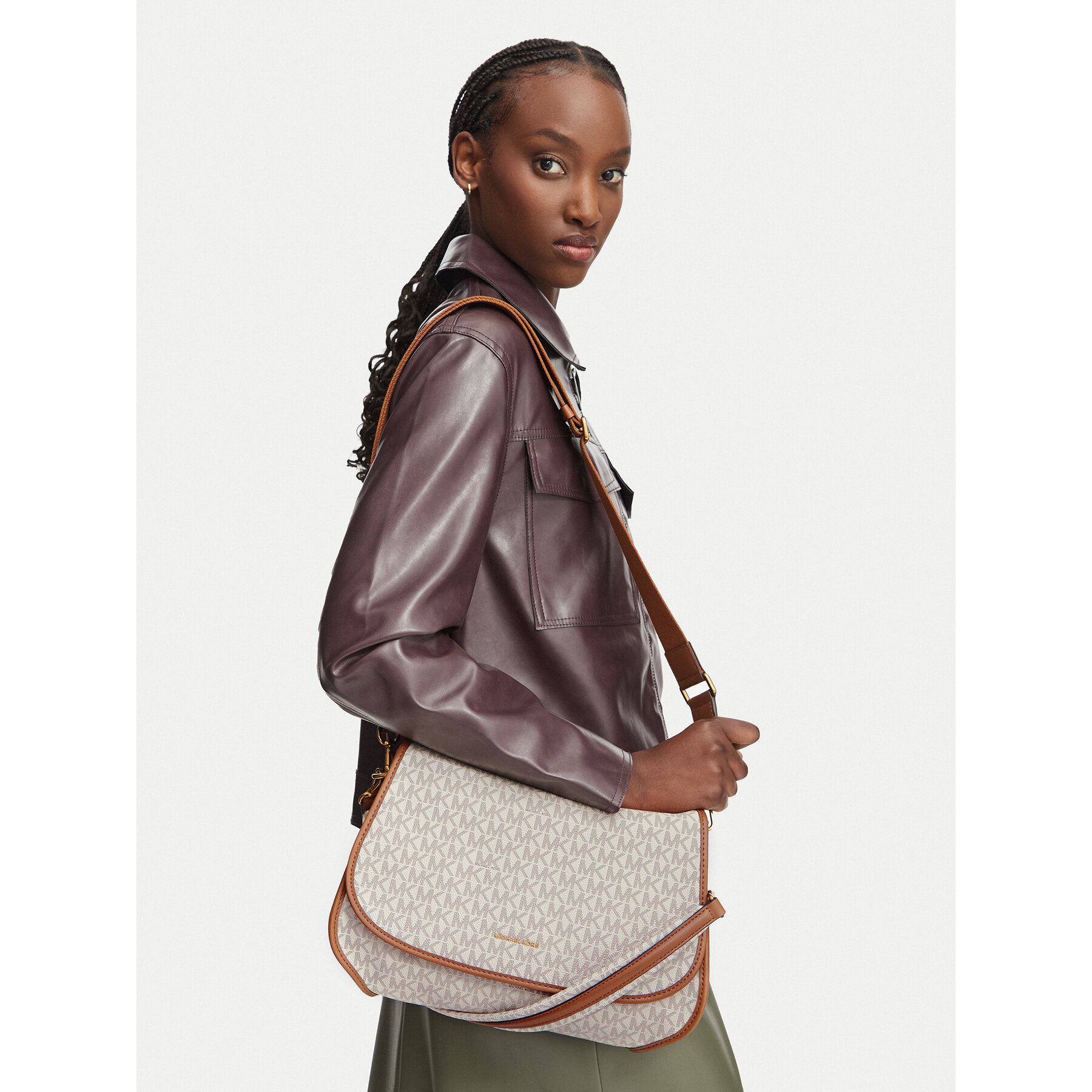 Torbica MICHAEL Michael Kors 30T6AX3M2B Krem