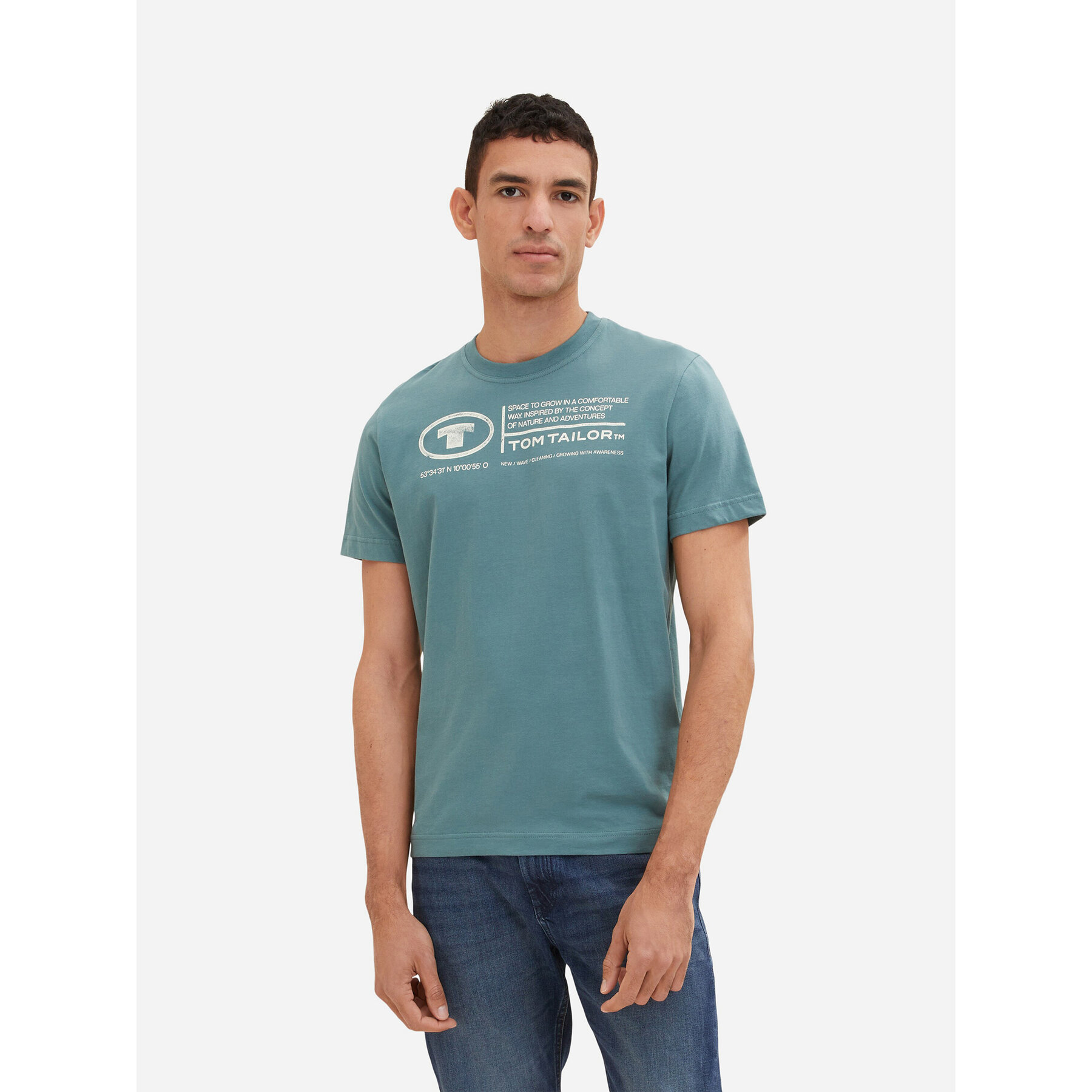 Tom Tailor Tom Tailor T-Shirt 1035611 Πράσινο Regular Fit