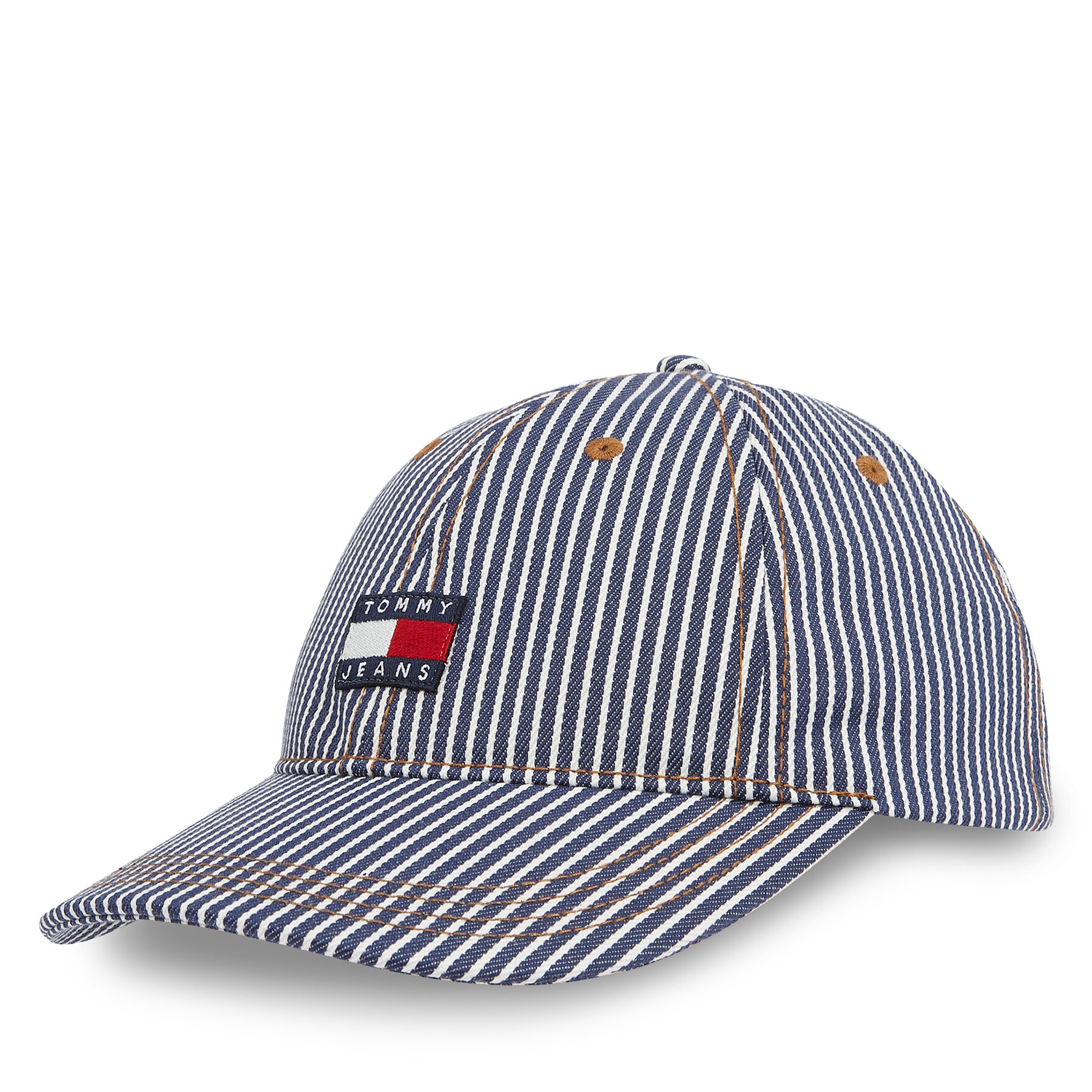 Šiltovka Tommy Jeans Tjm Heritage Stripe Cap AM0AM13358 Tmavomodrá