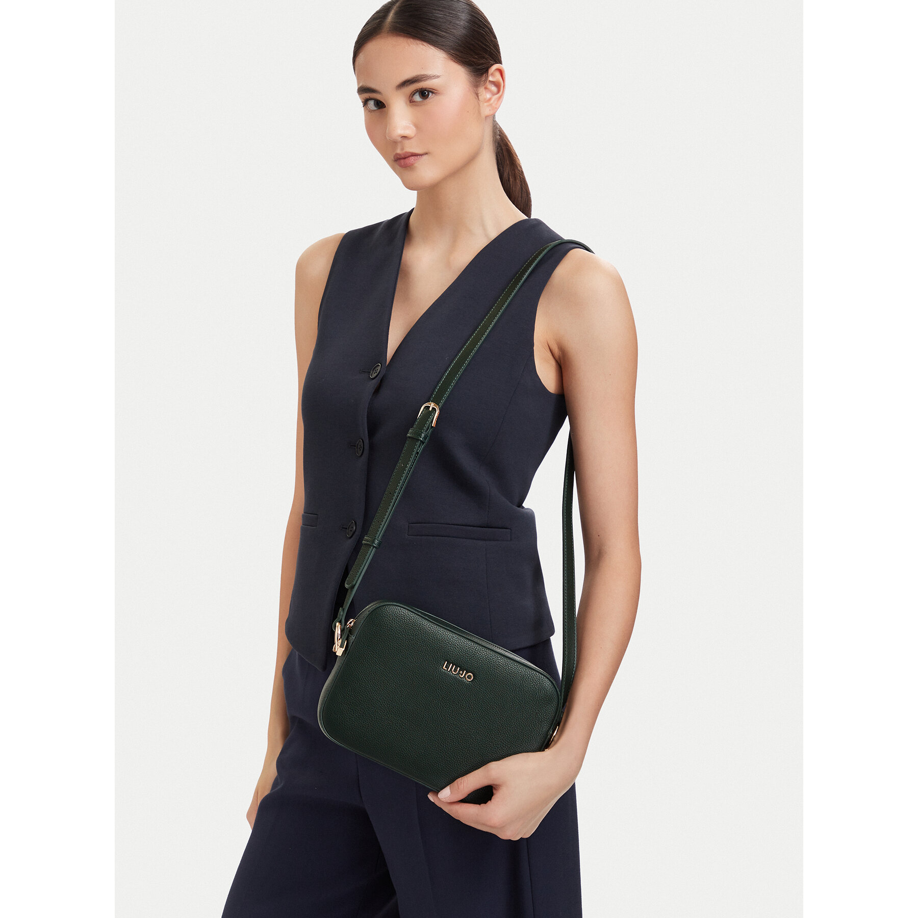Geantă Liu Jo AF6211 E1019 Verde închis