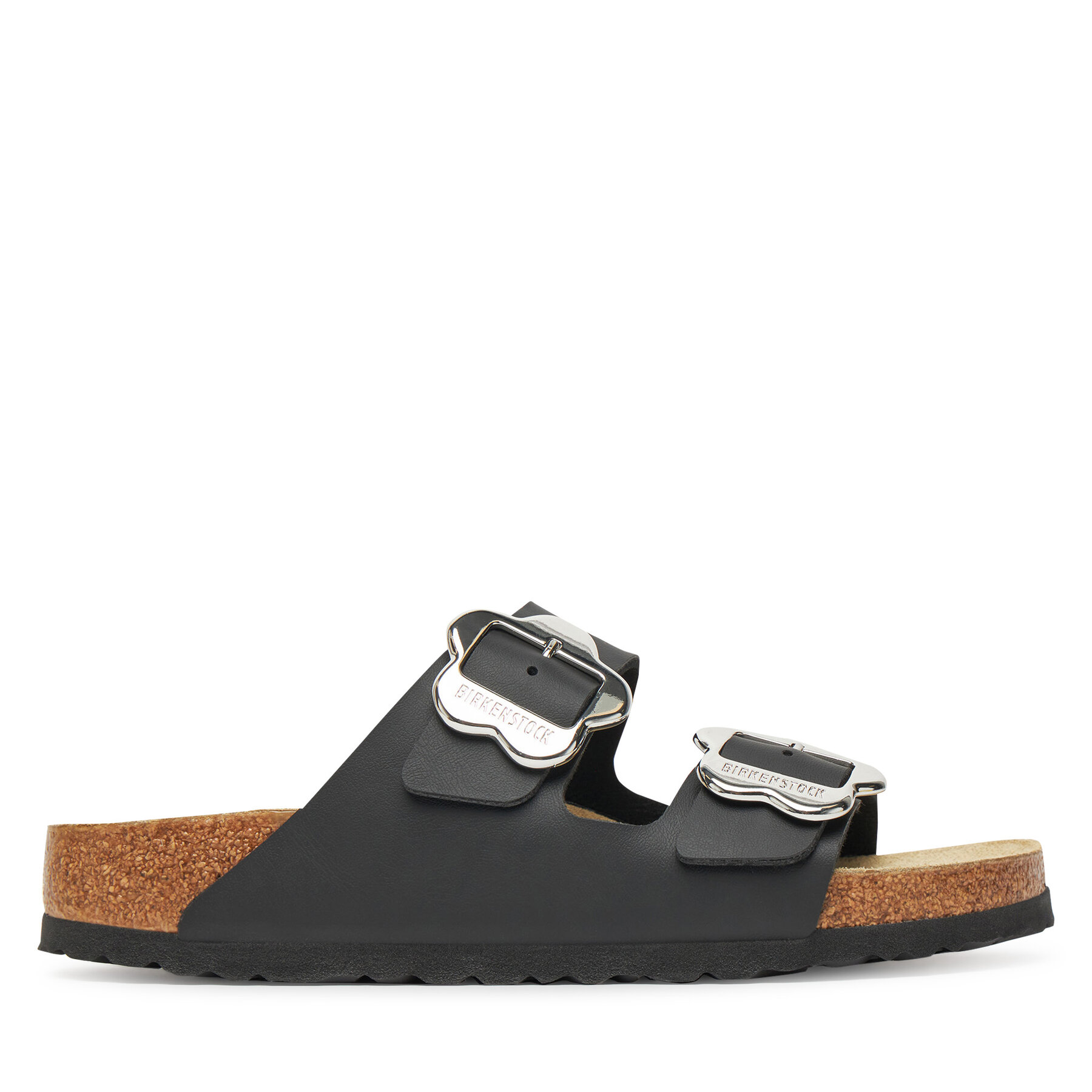 Dziecięce Klapki Birkenstock, Rozmiar 37 Czarny Arizona Flower Buckle Kids 1029844 D
