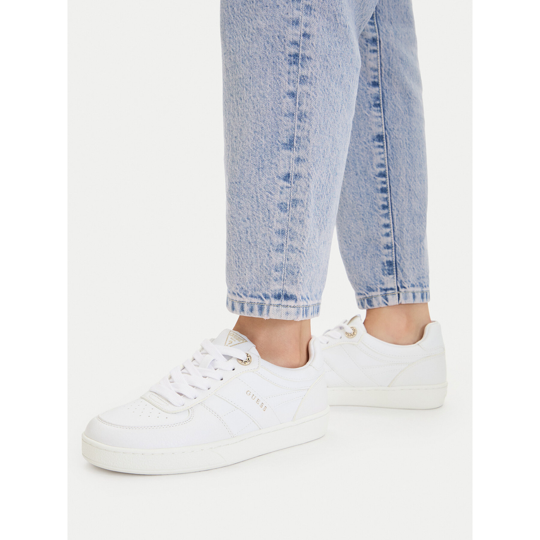 Sneakers Guess FLPNAM ELE12 Alb