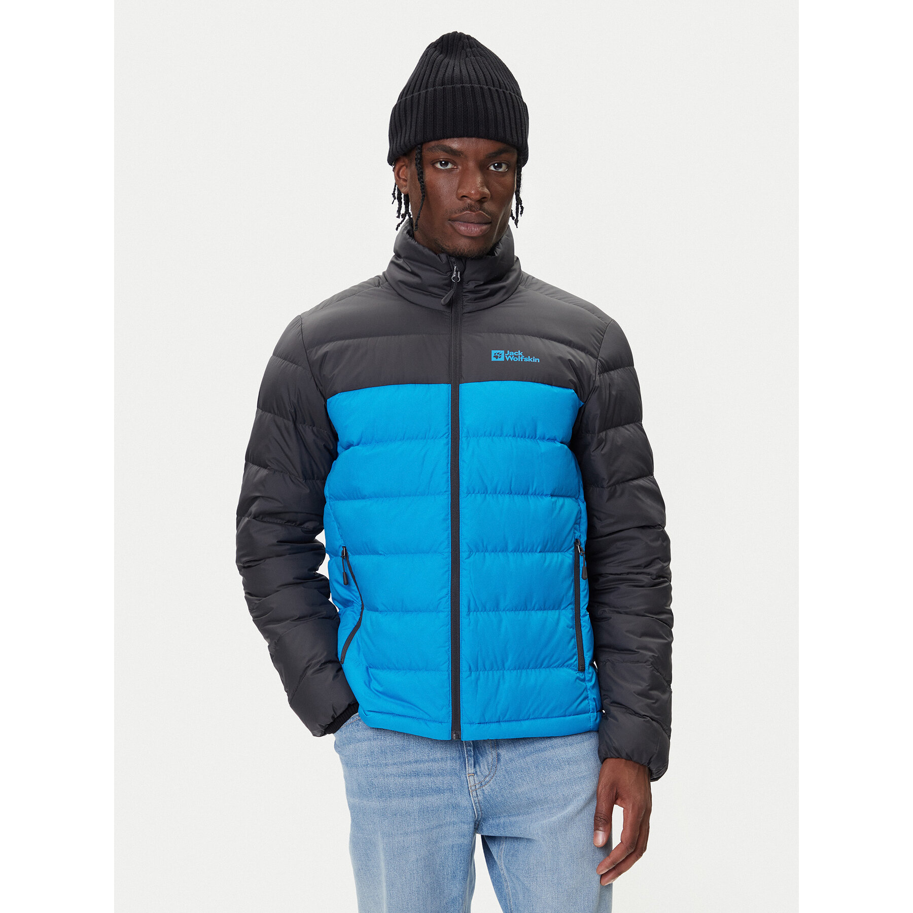 Jack Wolfskin Daunenjacke Ather Down 1207681 Blau Regular Fit