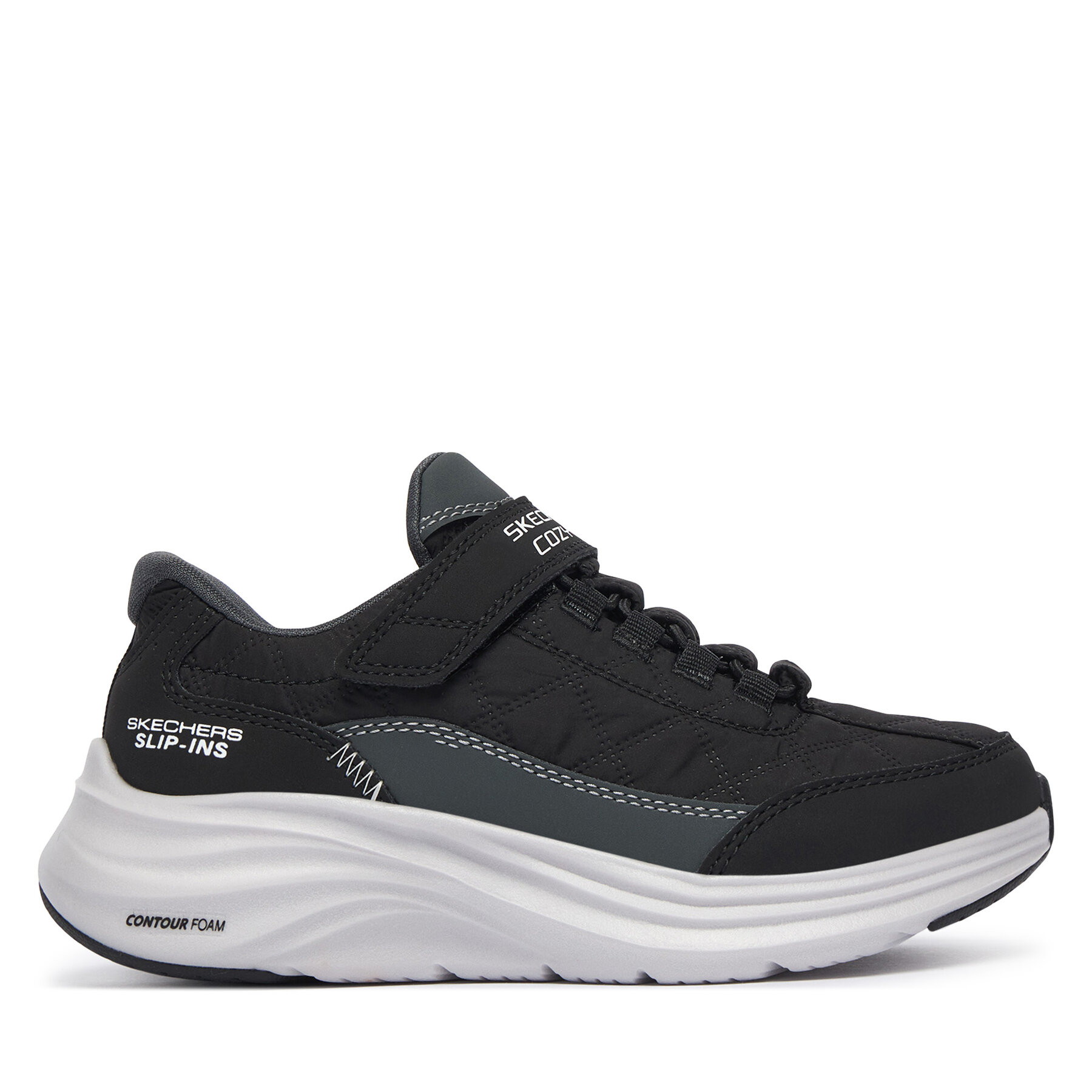Sneakersy Skechers Contour Foam - Cozy Fit 404200L Čierna