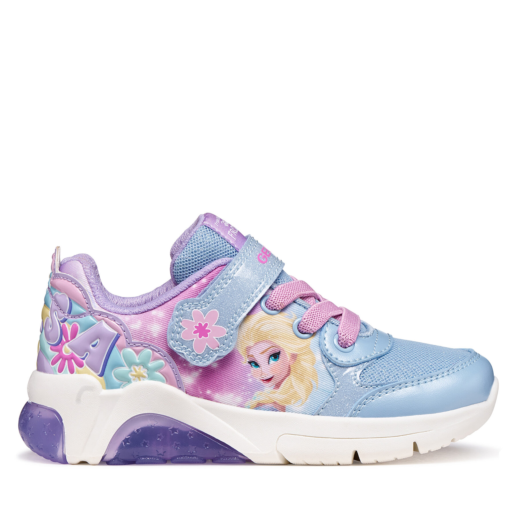 Sneakers Geox J Fadinlight Girl J65M4C 0AN02 C8RM4 D Albastru