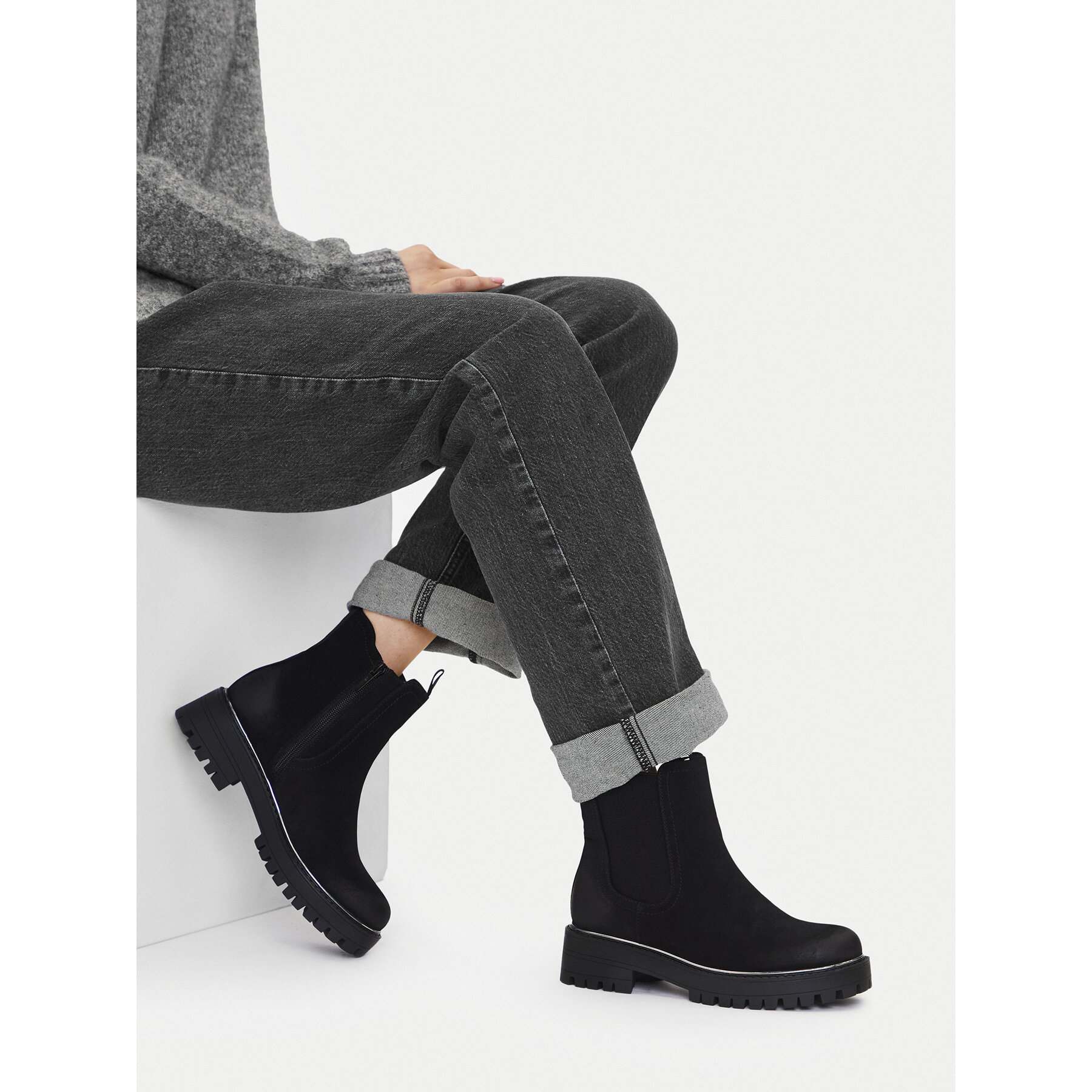 Ghete Jodhpur JENNY CEO-WS13202-05 Negru