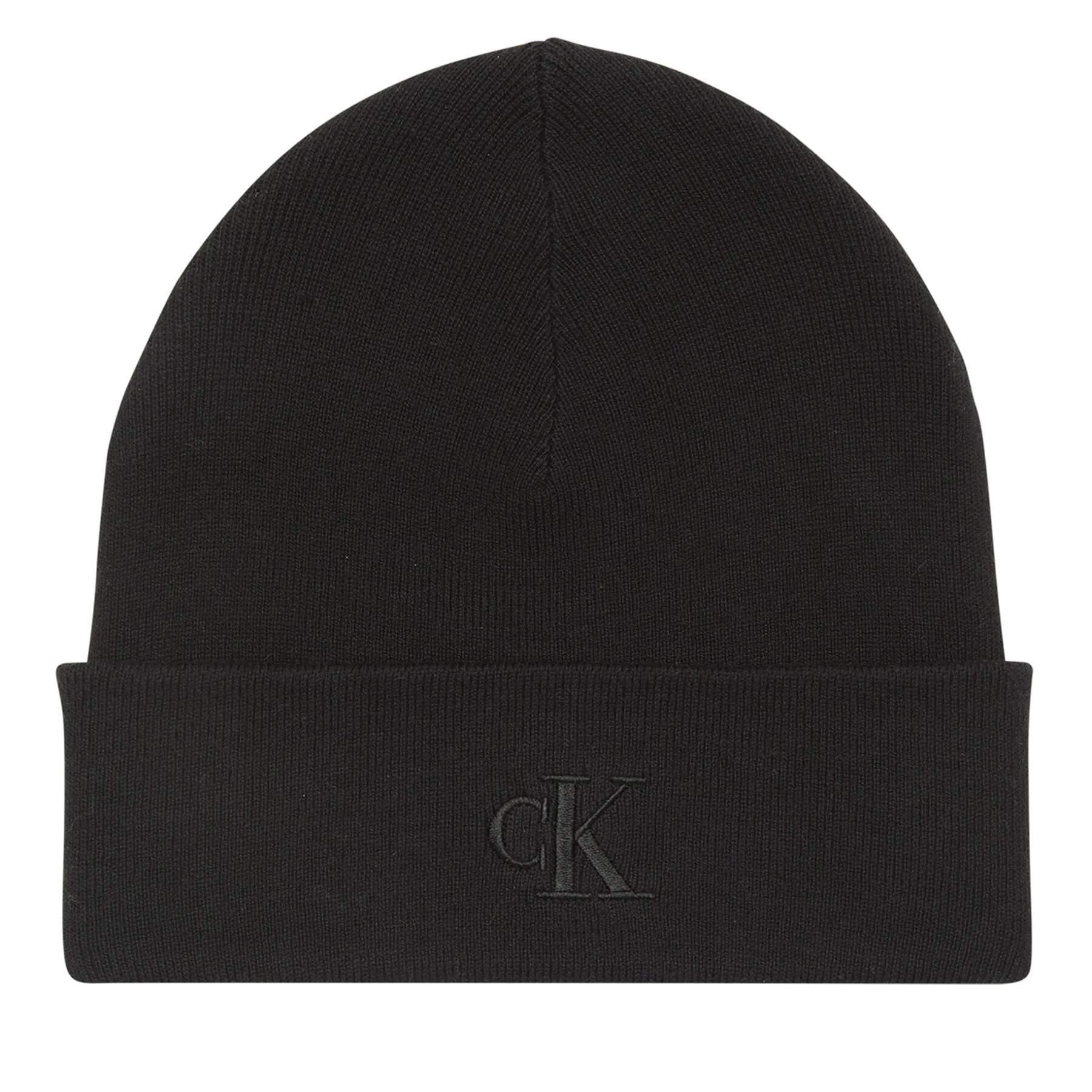 Шапка Calvin Klein LV04D8020G Черен