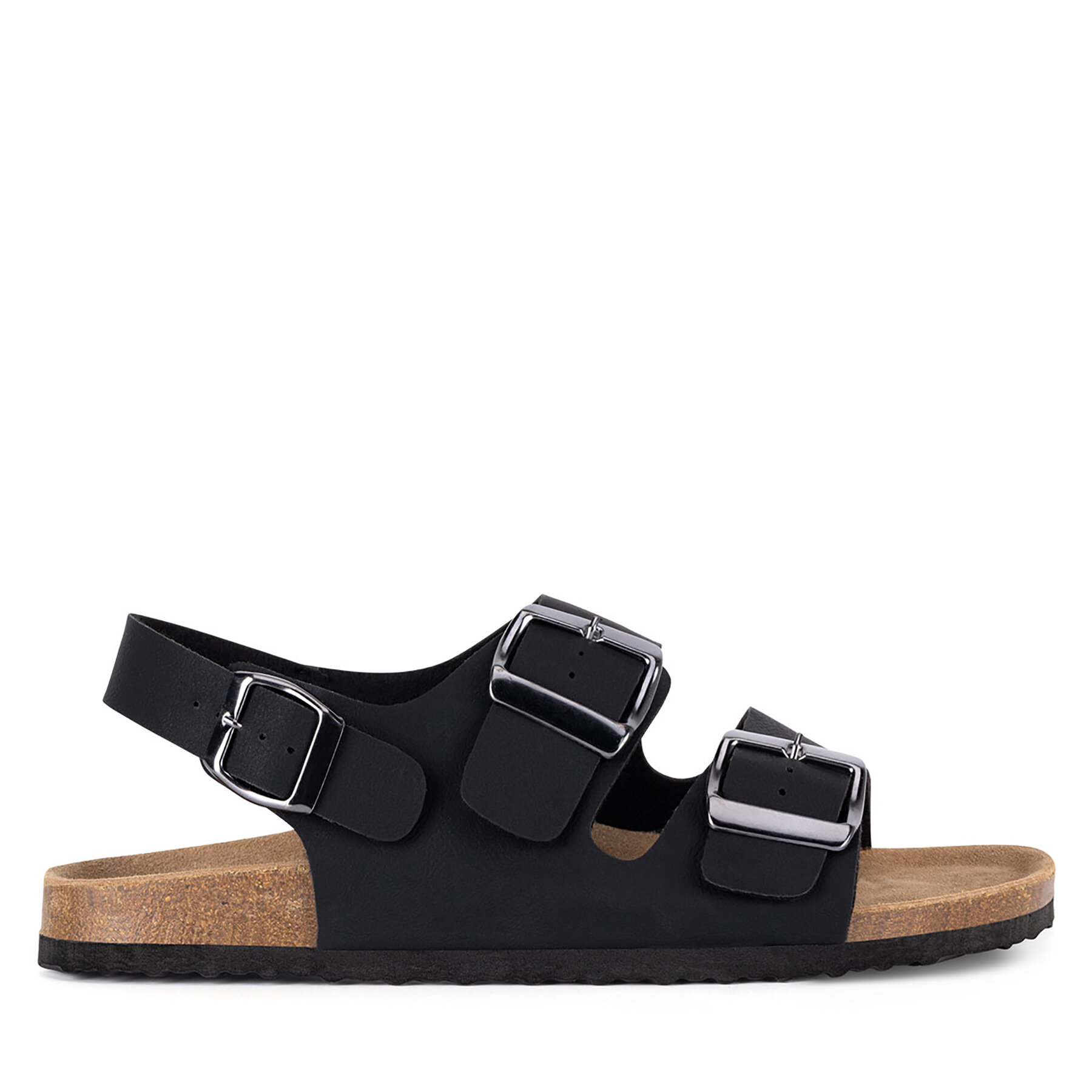 Uomo Sandali Lanetti, Taglia 40, Nero, 7410990012, taglia : 40