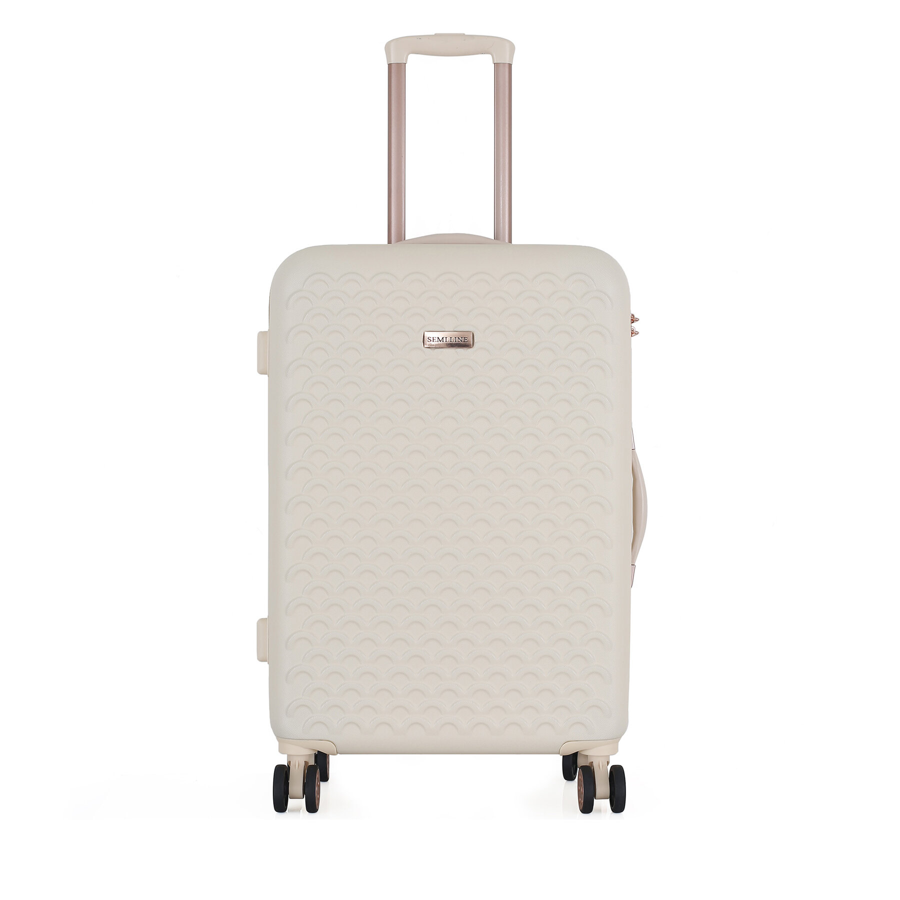 Walizka średnia Semi Line Écru T5791-2