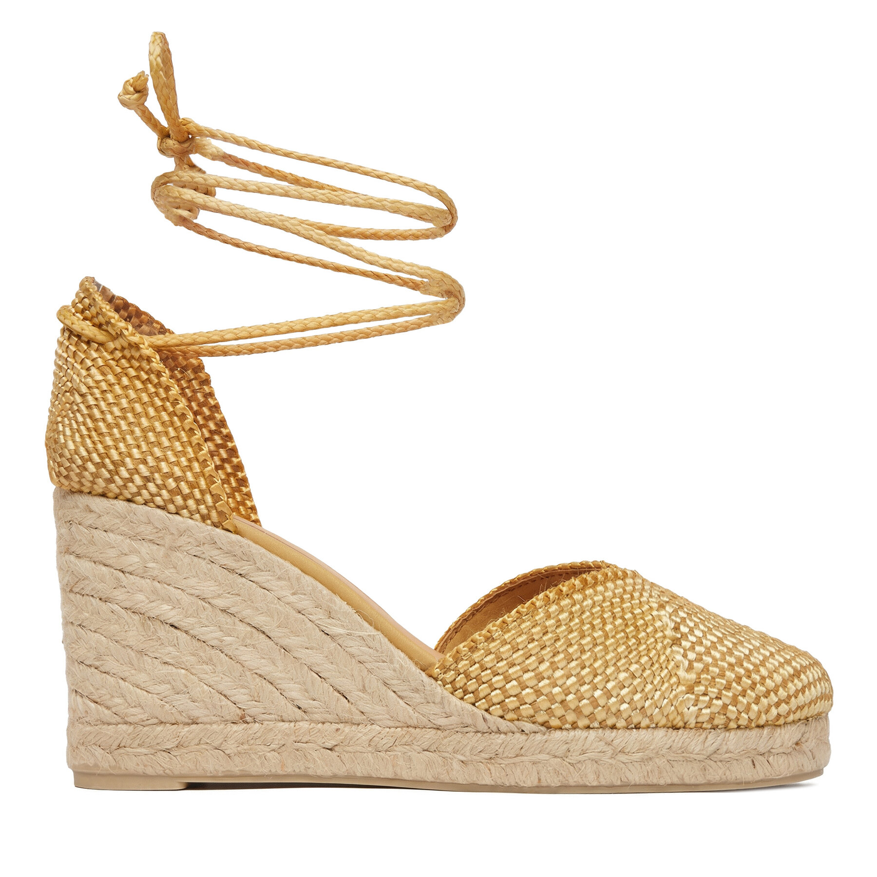Espadrile Castañer Cora 026131-1003 Bej