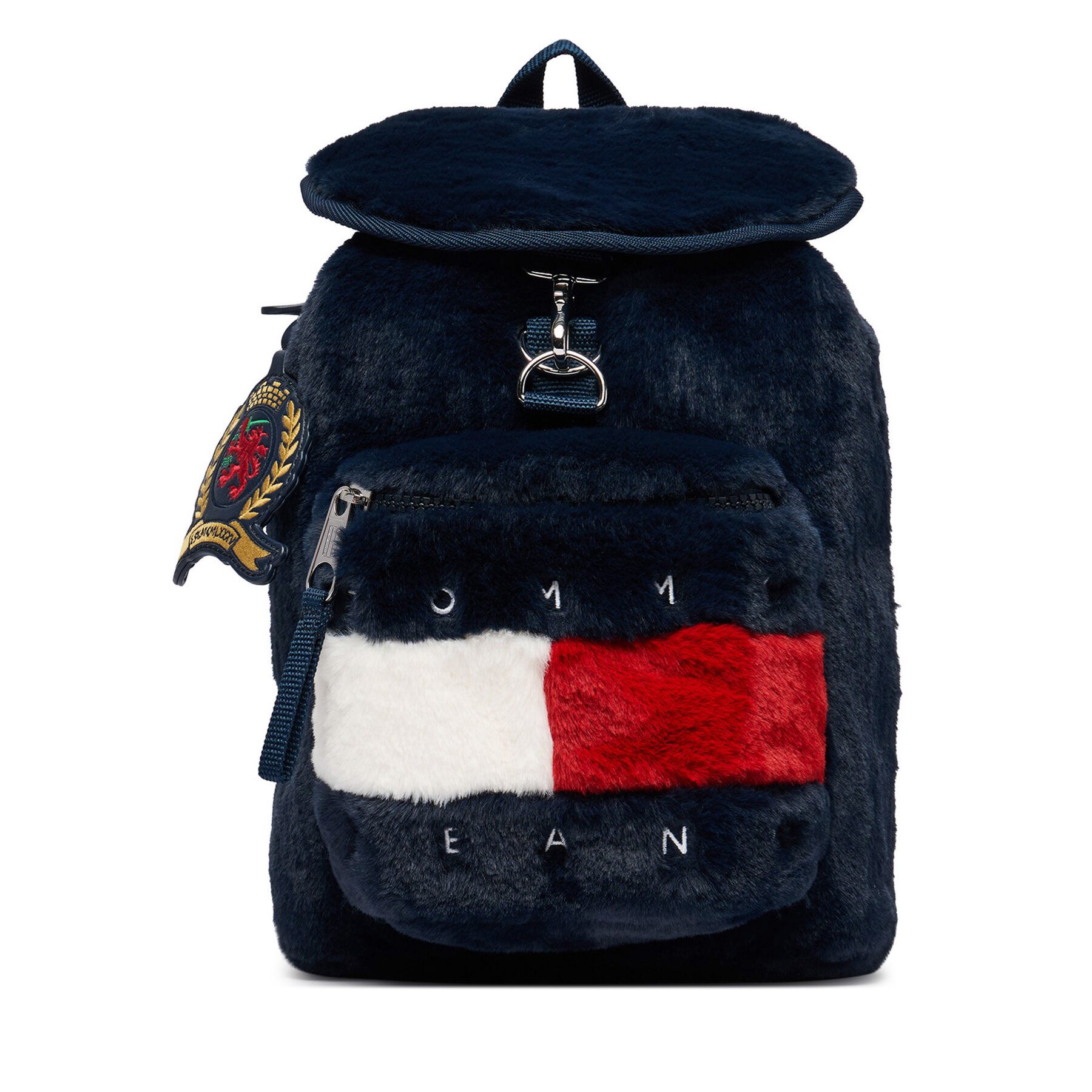 Ruksak Tommy Jeans Tjw Archive Fur Backpack AW0AW19078 Tmavomodrá