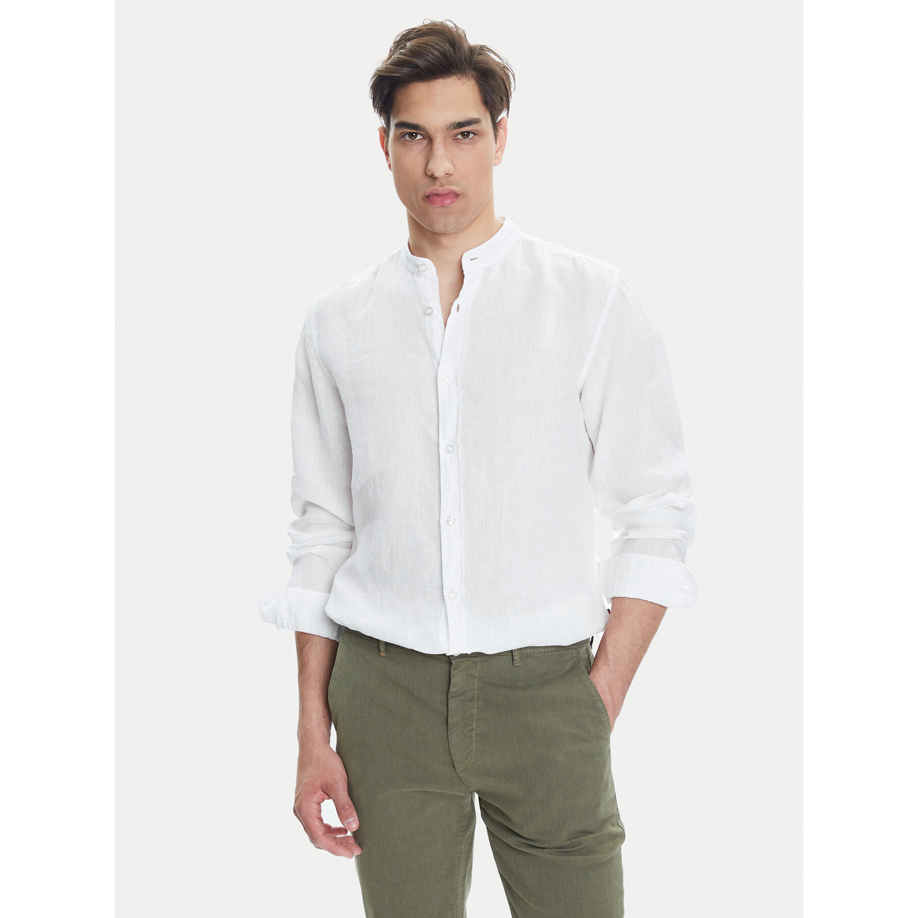 BOSS Hemd 50537369 Weiß Regular Fit