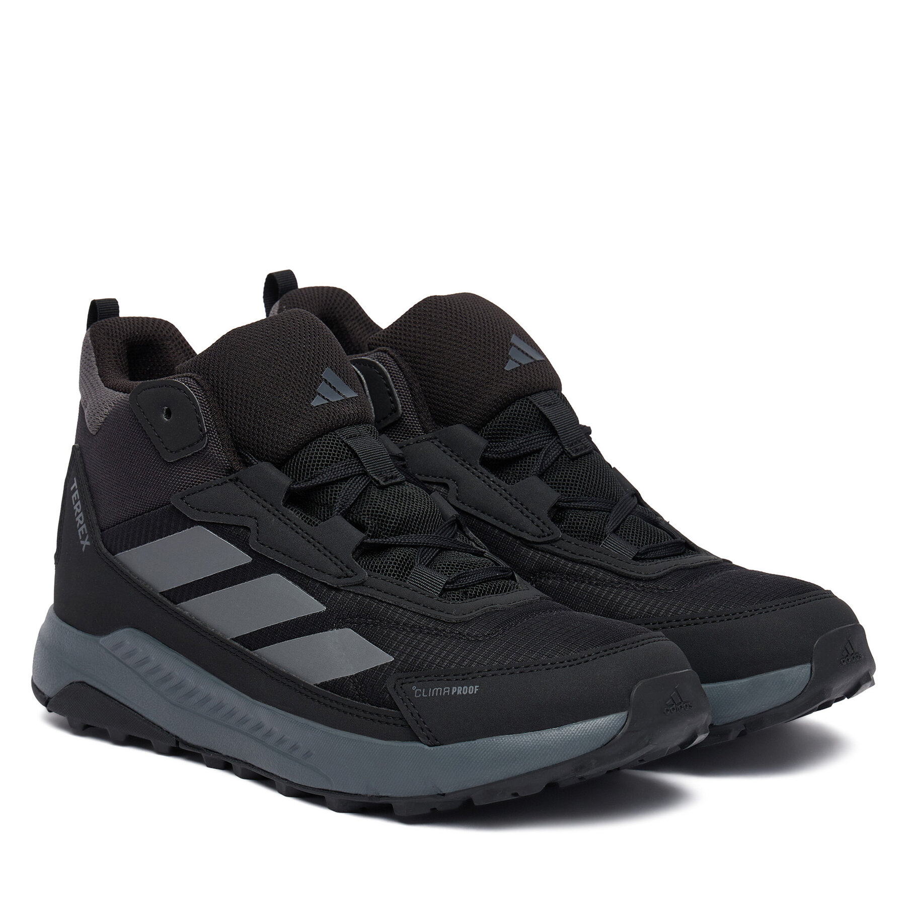Trekkings adidas Terrex Anylander Mid Climaproof Junior Hiking Shoes KJ2663 Negru