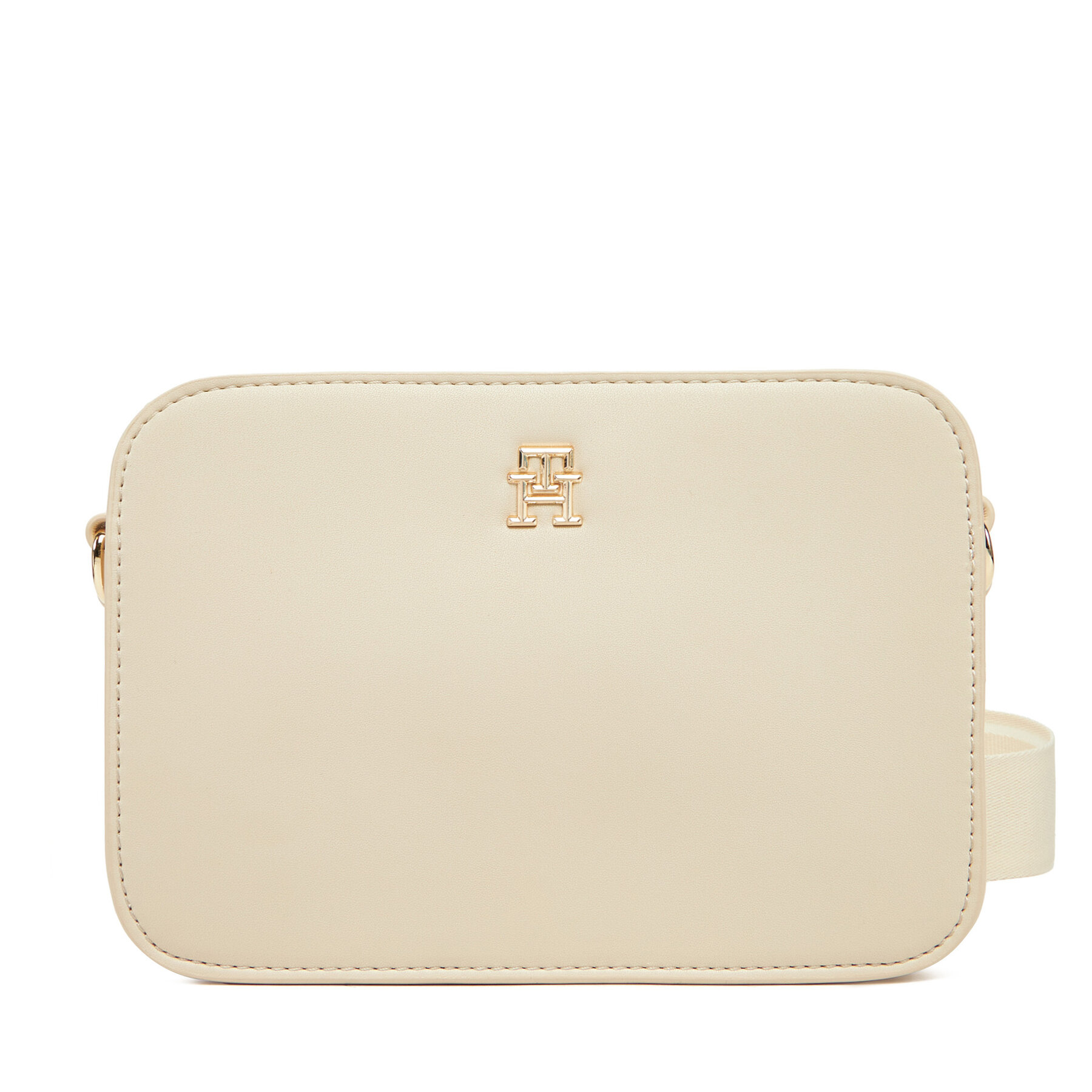 Kabelka Tommy Hilfiger Th Logotape Camera Bag AW0AW17229 Béžová