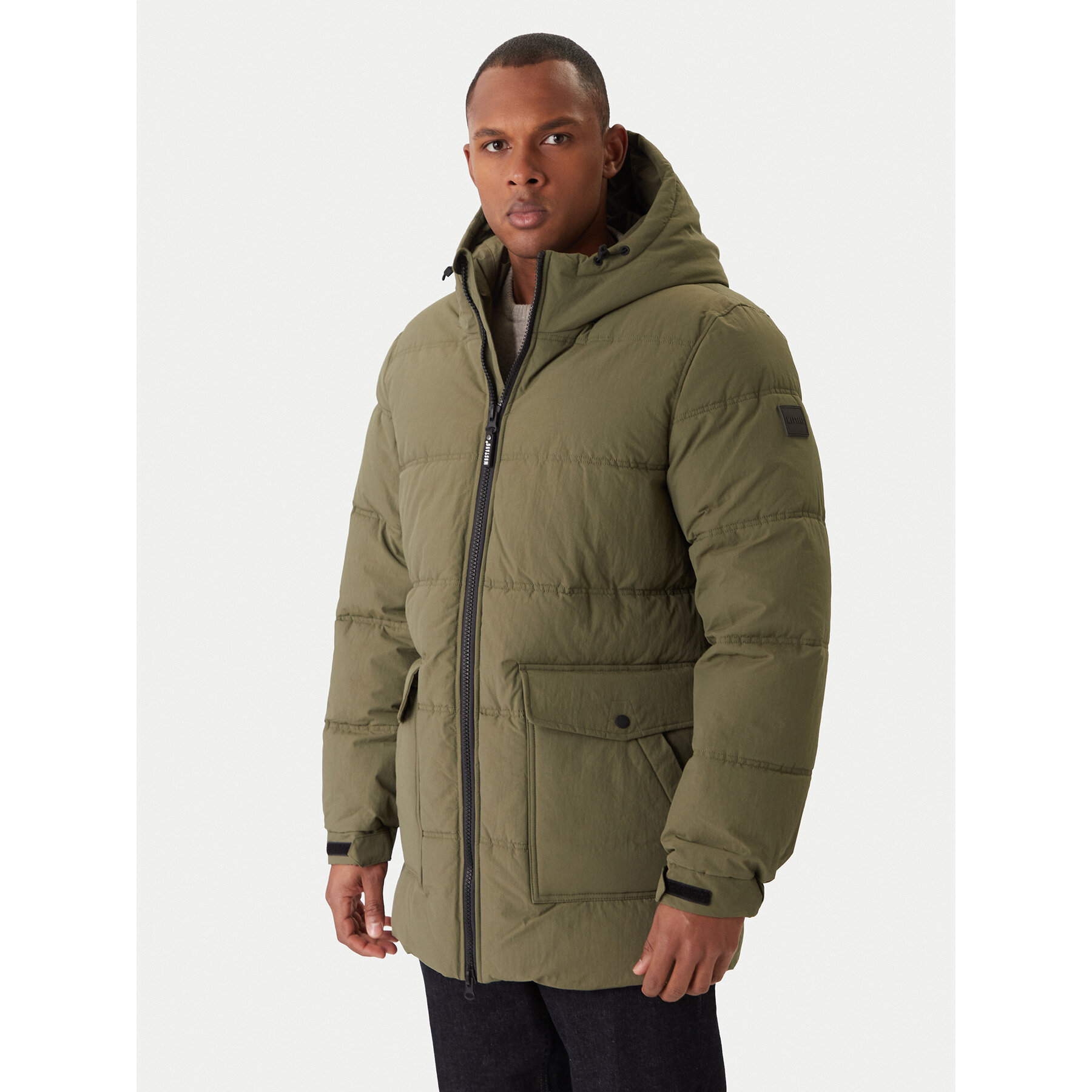 Mustang Winterjacke Oakfield 1016896 Grün Regular Fit