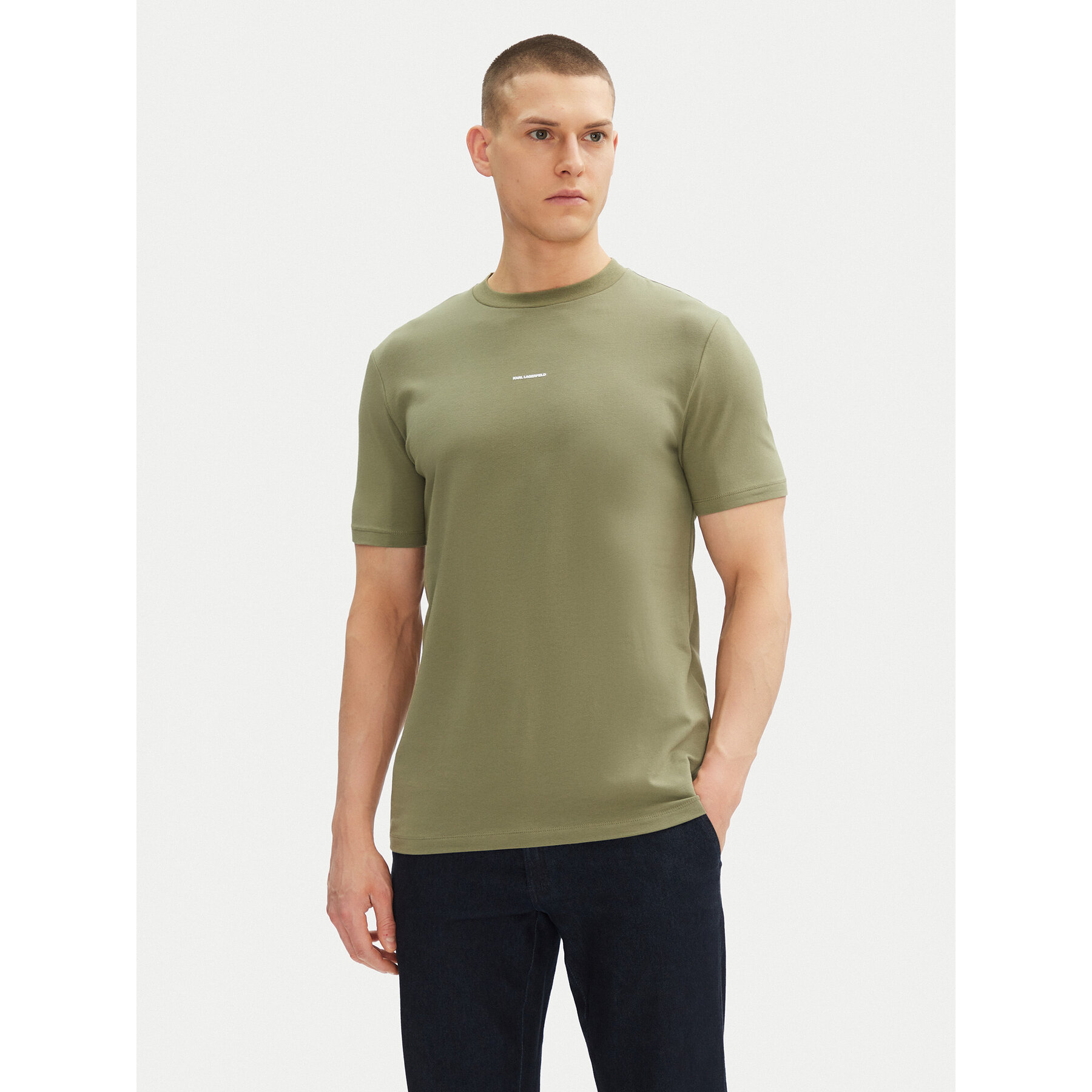 KARL LAGERFELD Póló 755030 552235 Zöld Regular Fit