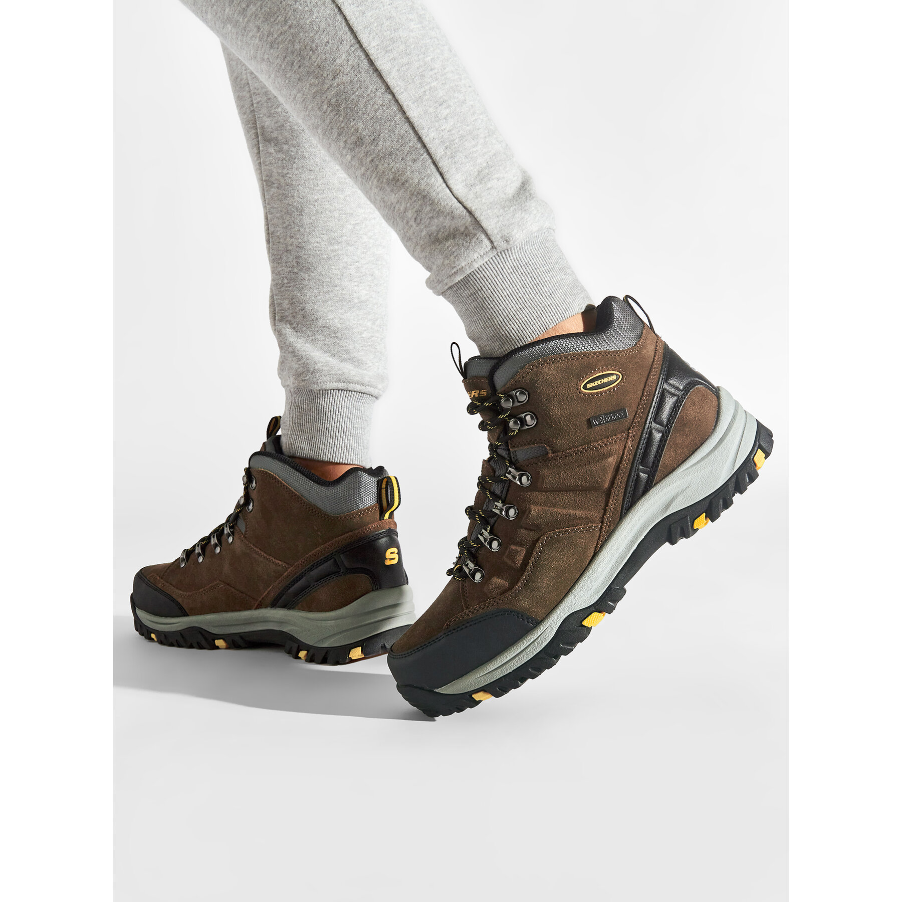 Pohodni čevlji Skechers Pelmo 64869/KHK Rjava