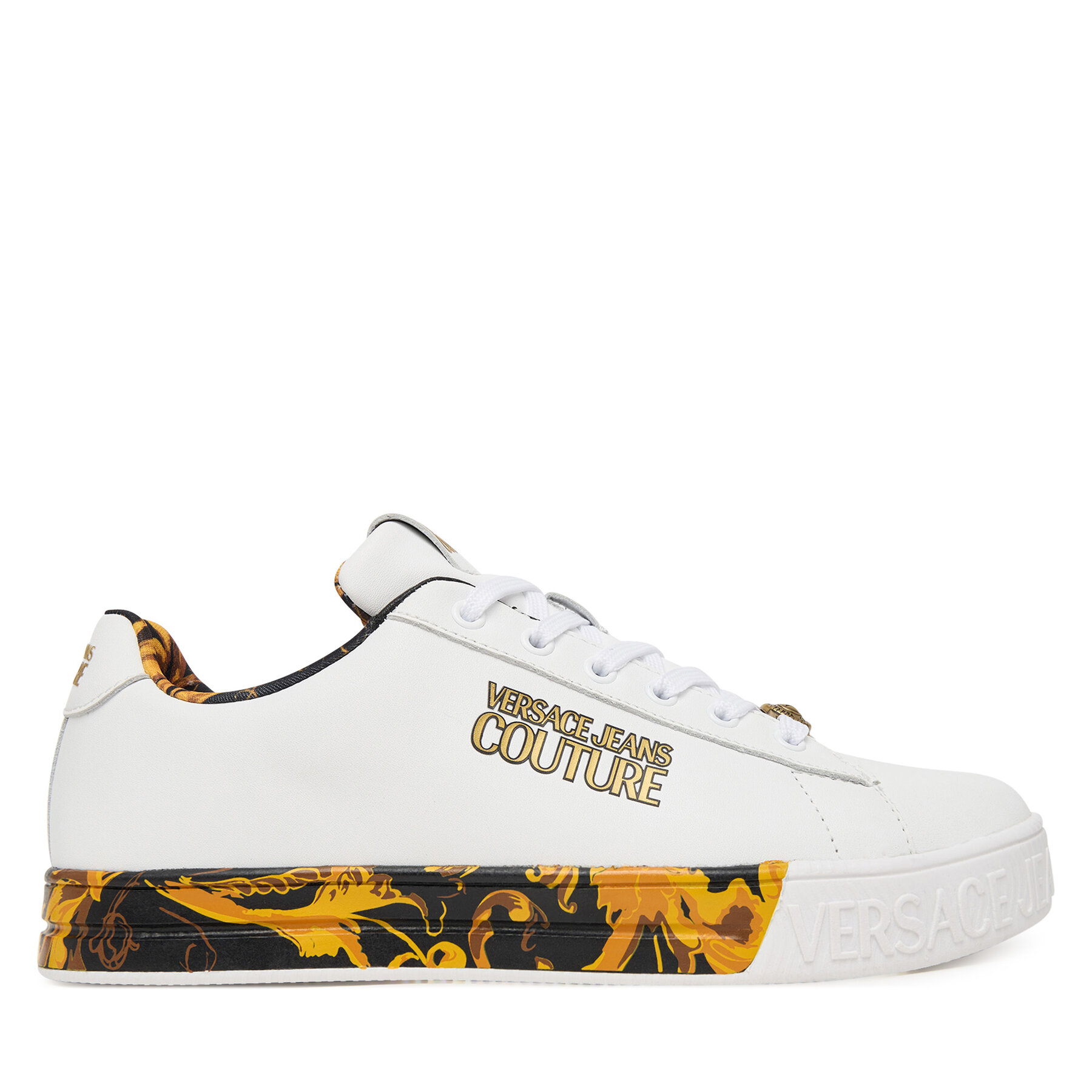 Sneakersy Versace Jeans Couture 79VA3SKL Biela