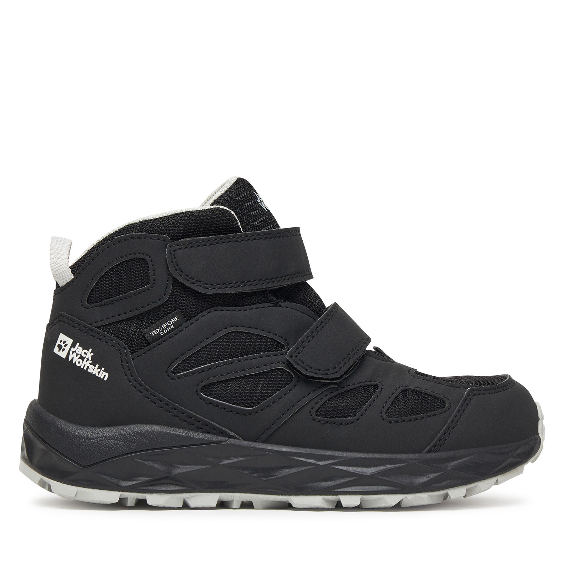 Παπούτσια πεζοπορίας Jack Wolfskin Woodland 2 Texapore Mid Vc A64865 Μαύρο