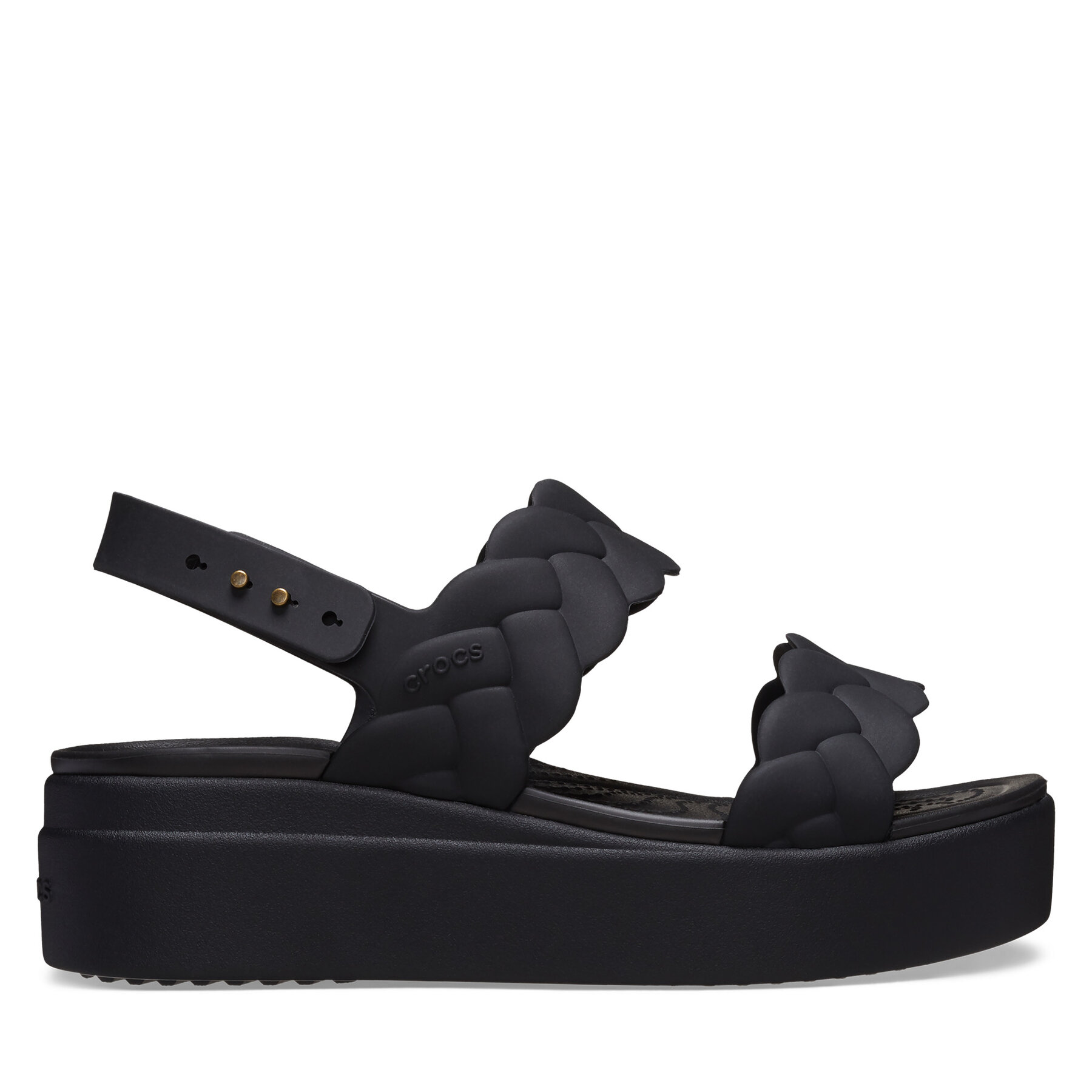 Sandale Crocs Brooklyn Woven Upper LW 209977 Negru