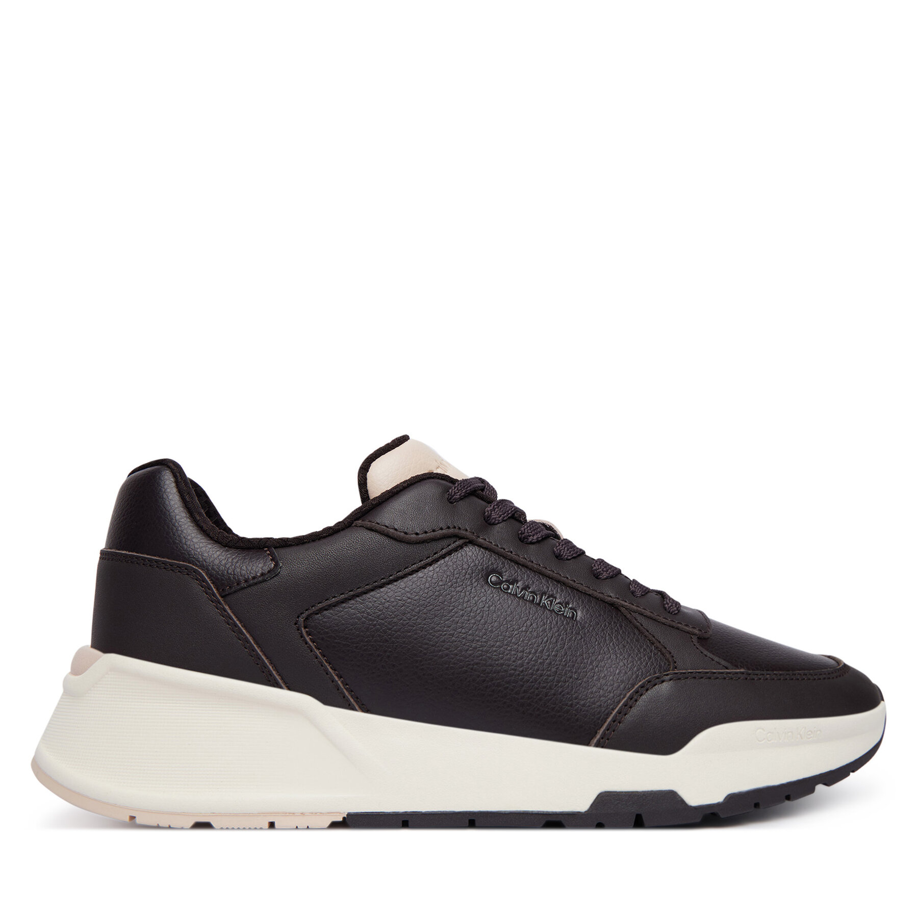 Сникърси Calvin Klein City Runner Laceup Lth Mix HM0HM02309 Бордо