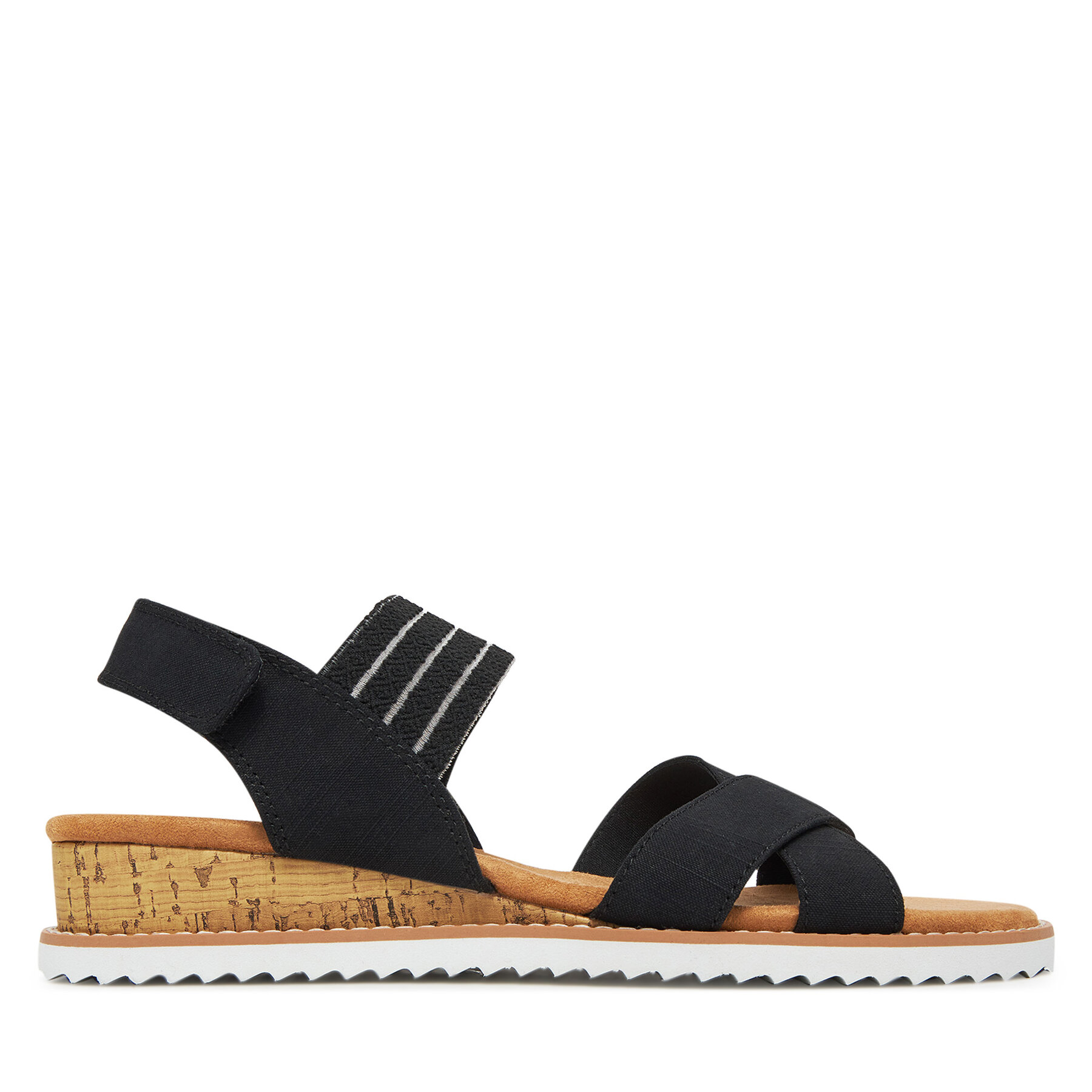 Sandály Skechers BOBS Desert Kiss-Shore Enough 114130/BLK Černá