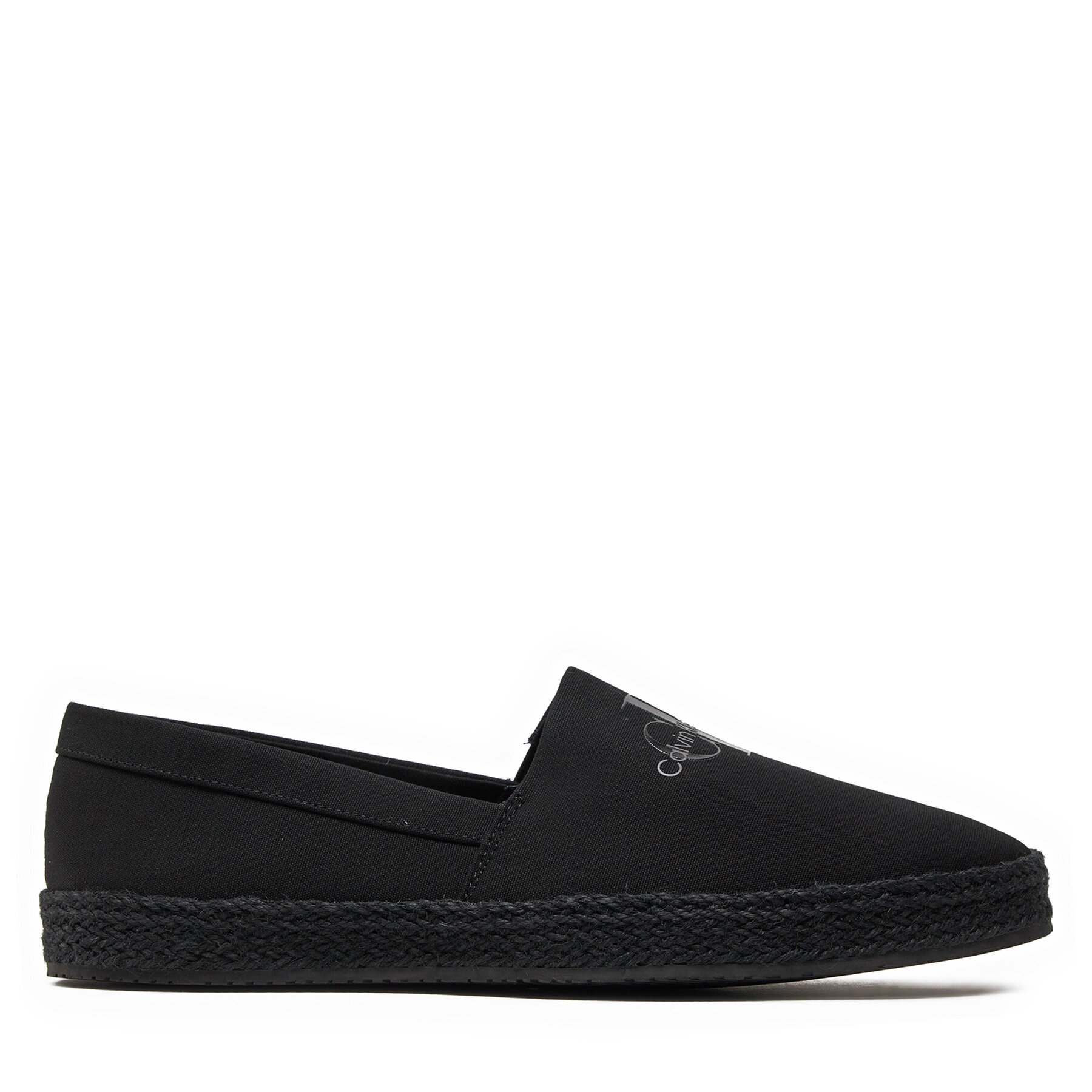 Męskie Espadryle Calvin Klein Jeans, Rozmiar 42 Czarny Espadrille Slipon Ml YM0YM00935