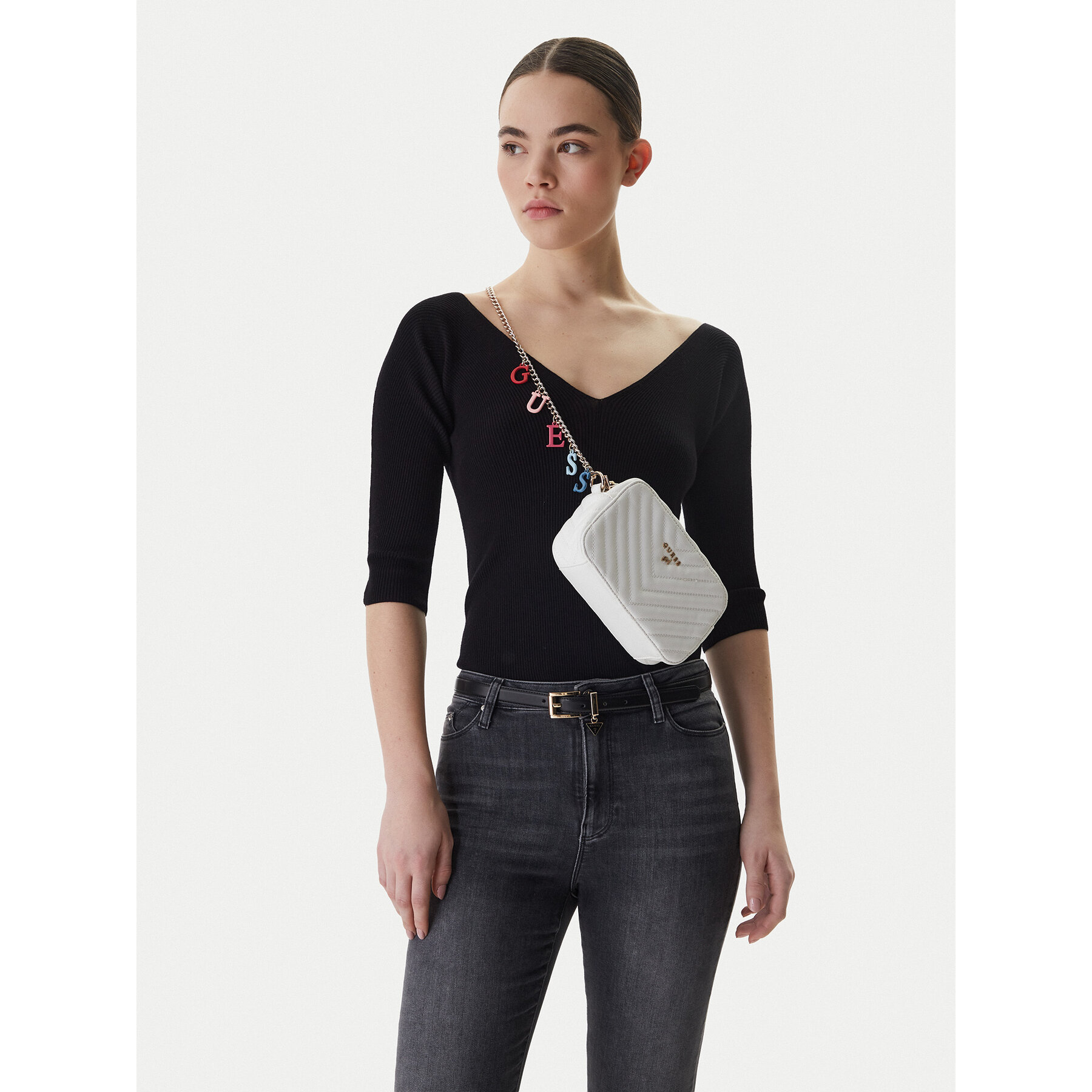 Дамска чанта Guess J4GZ23 WFZL0 Бял