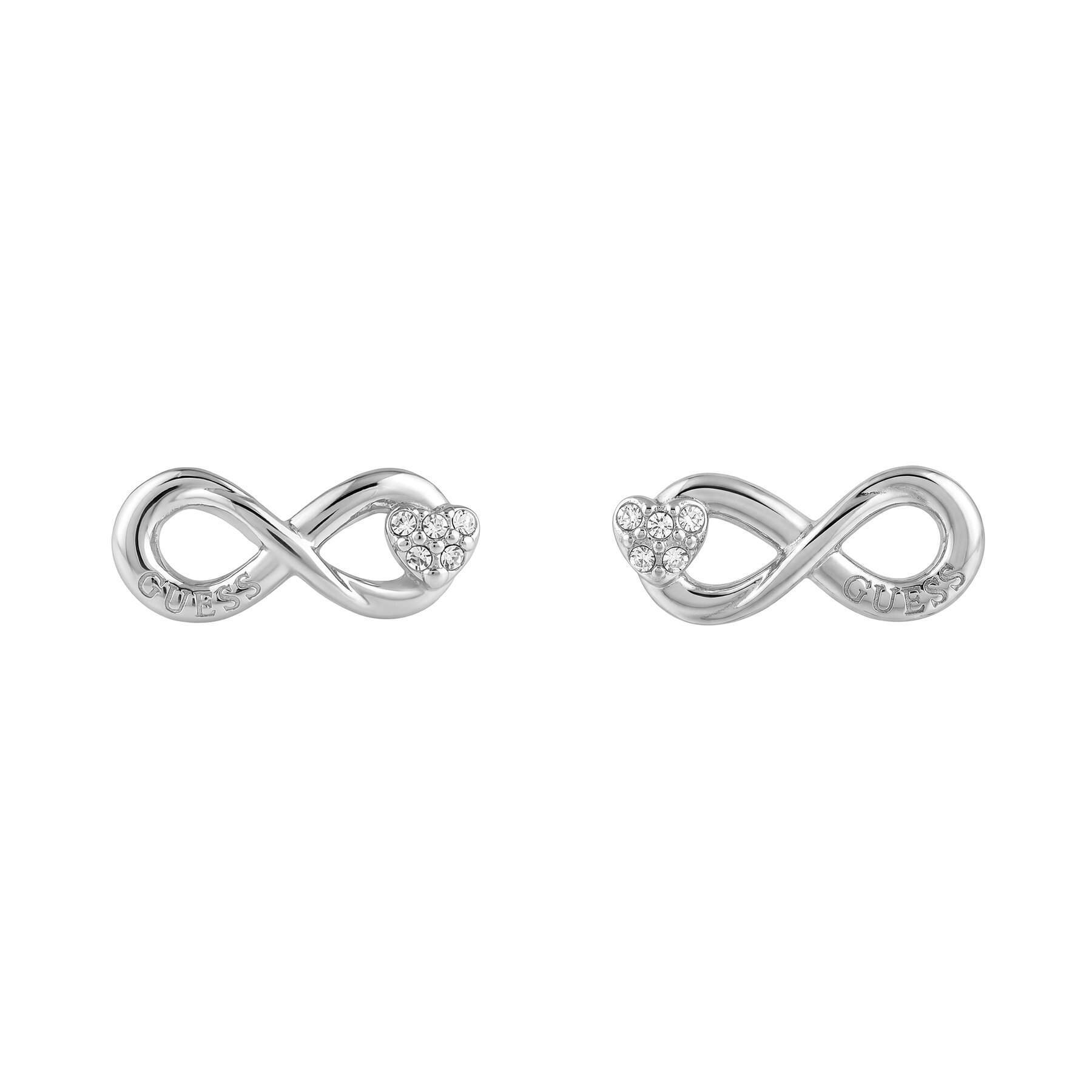Náušnice Guess JUBE06 049JW Strieborná