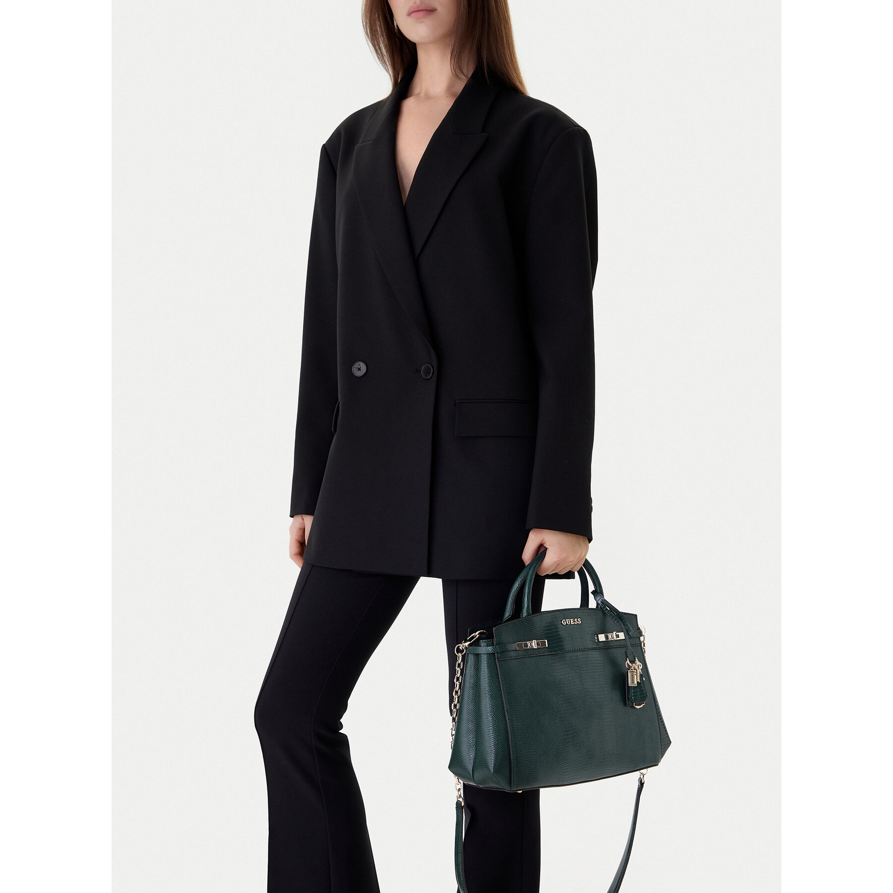 Táska Guess Melinda HWKL99 33060 Zöld