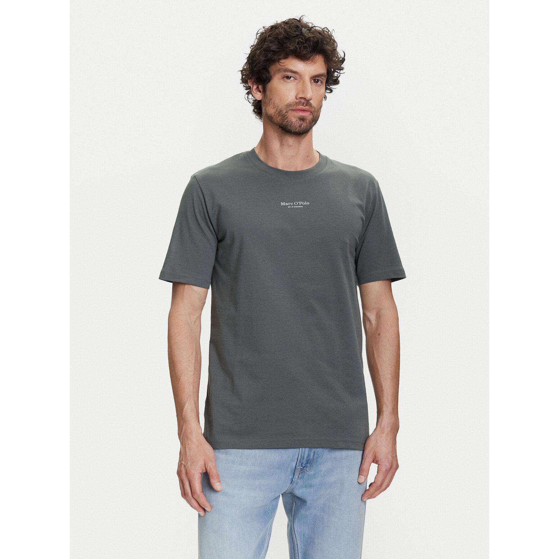 Marc O'Polo T-Shirt B21 2012 51382 Πράσινο Regular Fit