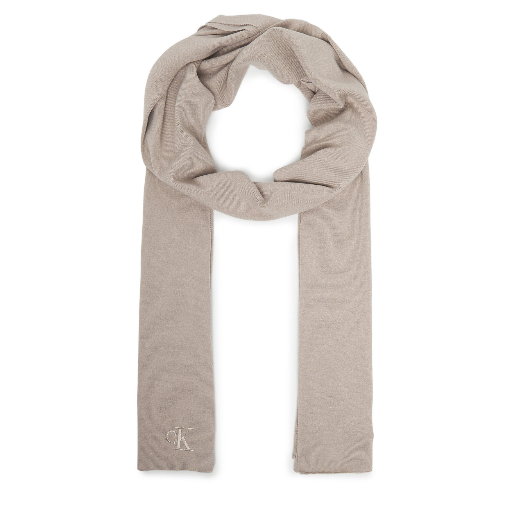 Κασκόλ Calvin Klein Fine LV04D8021G Μπεζ