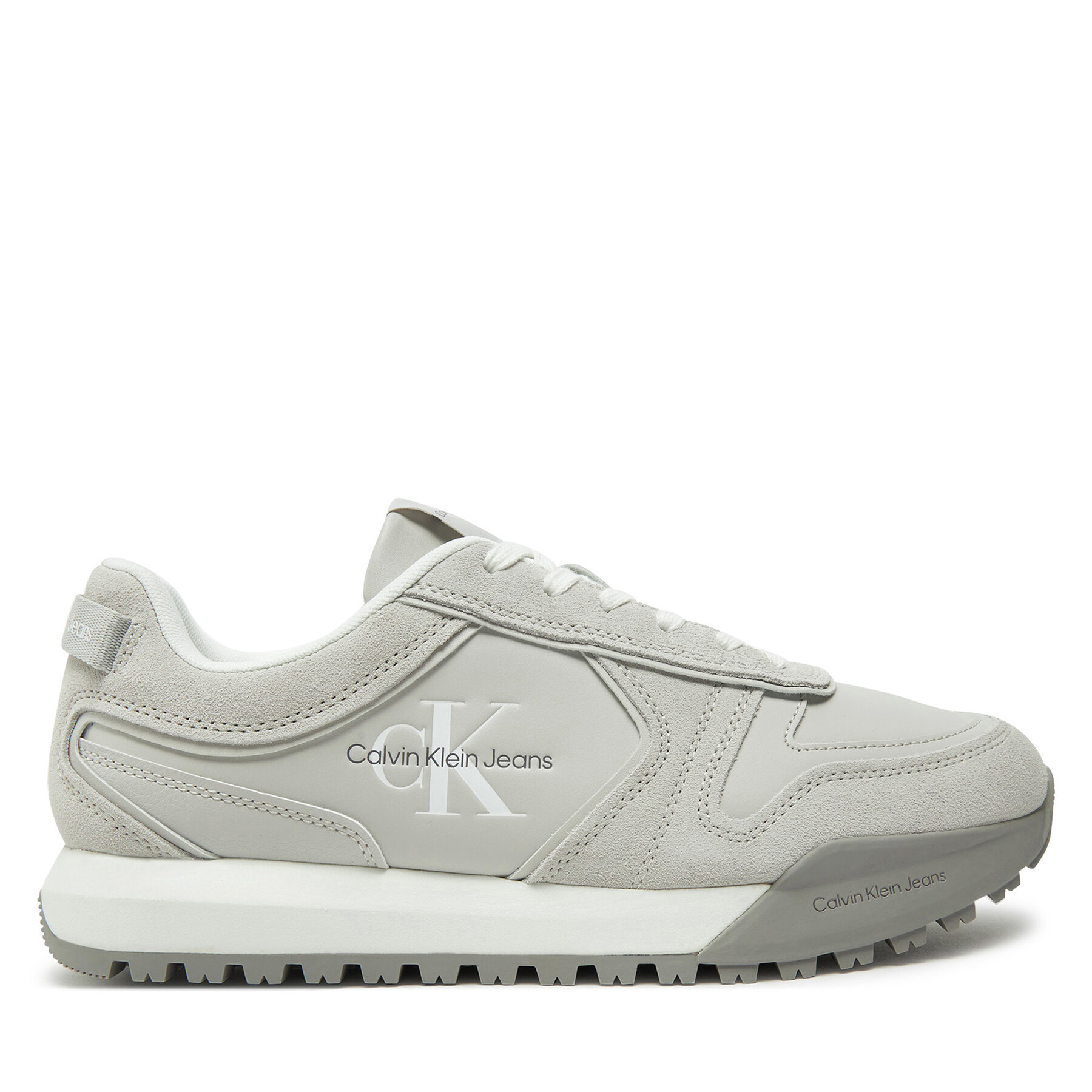 Calvin Klein Jeans Αθλητικά Calvin Klein Jeans Toothy Runner Irregular Lines YM0YM00624 Γκρι