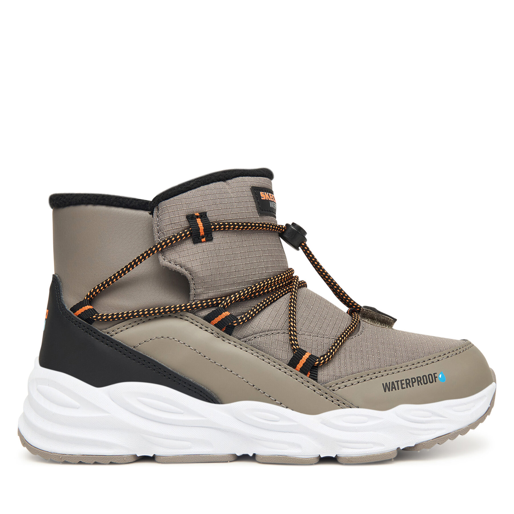 Škornji za sneg Skechers Turbo Tread 406385L TPBK Siva