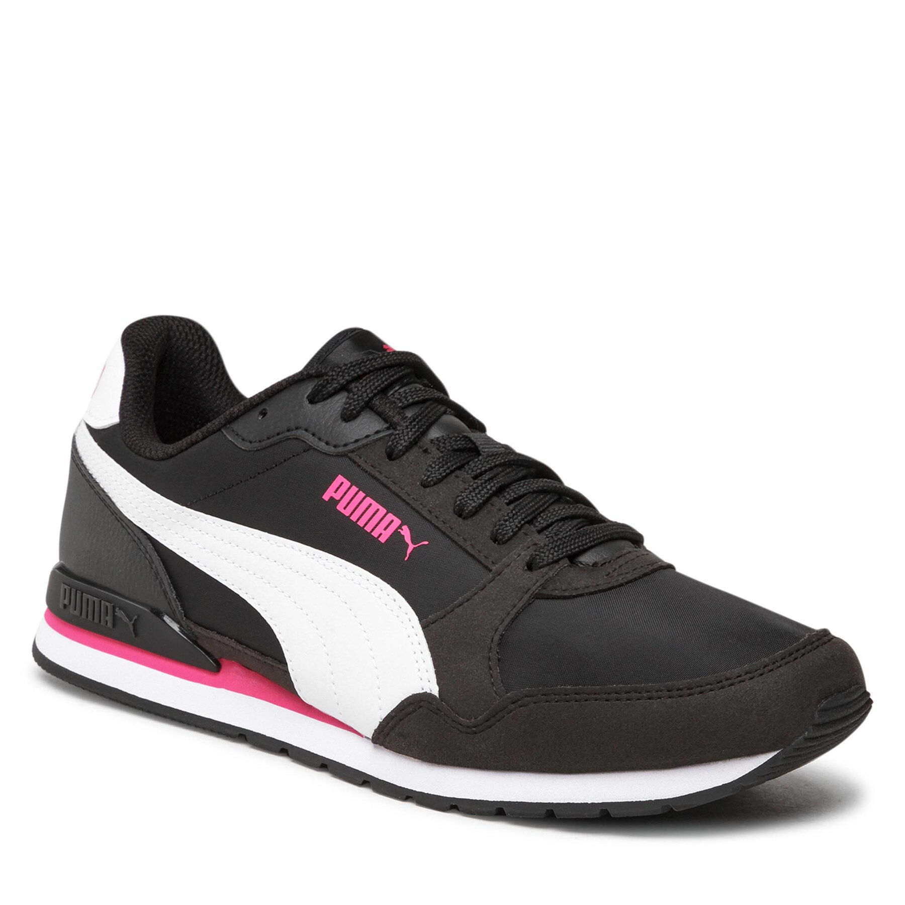 Sneakers Puma St Runner V3 Nl 384857 07 Black/White/Beetroot Purple 384857 imagine 2022 reducere