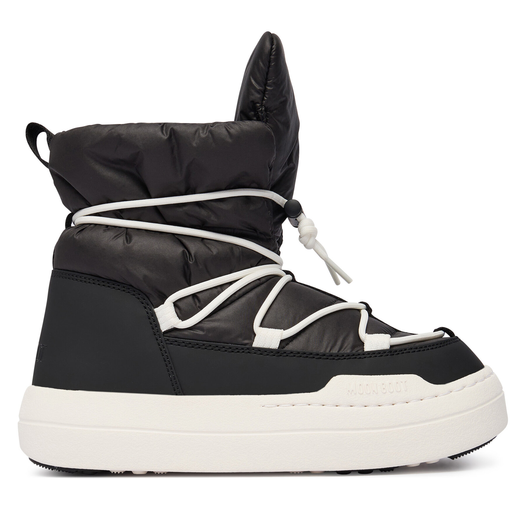 Škornji za sneg Moon Boot Jr Park lace Mid 80D3440070 D Črna
