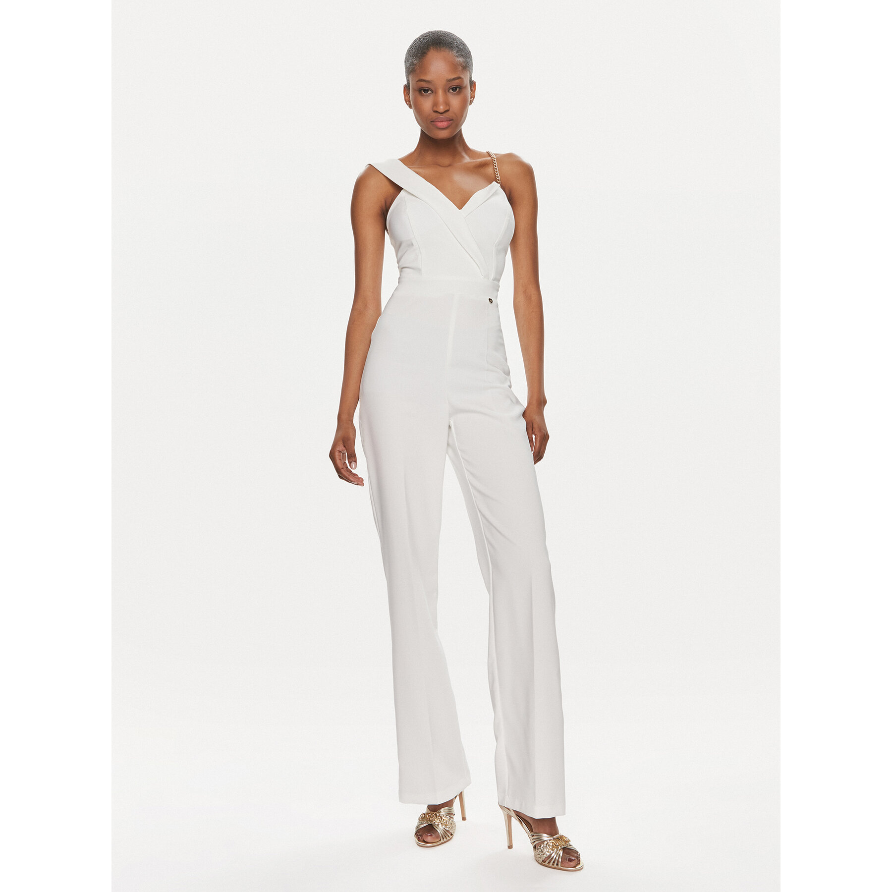 Rinascimento Jumpsuit CFC0019369002 Weiß Regular Fit