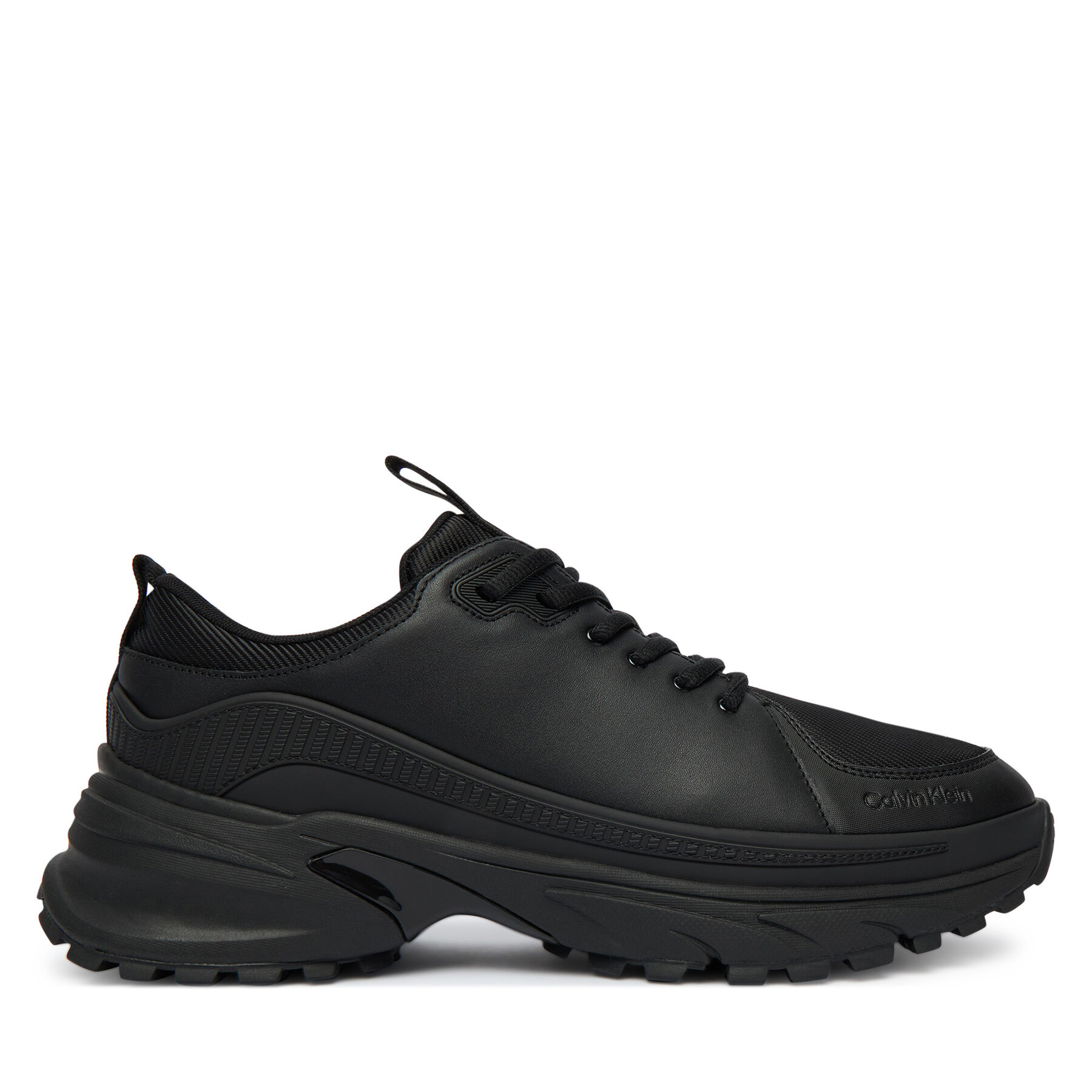 Sneakersy Calvin Klein Hike Runner Laceup Tech Mix YM0YM01417 Čierna