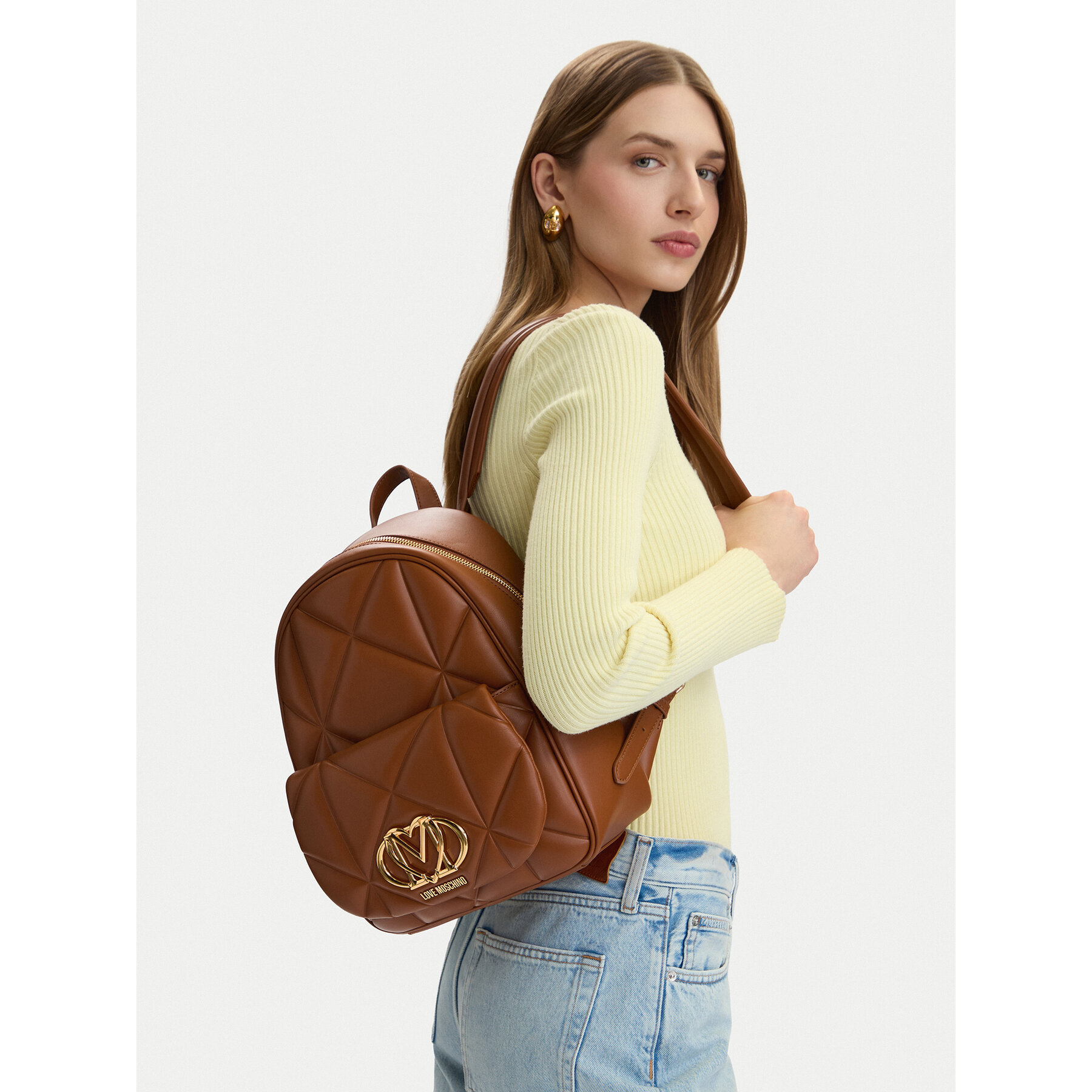 Σακίδιο LOVE MOSCHINO JC4037PP0OLC0200 Καφέ