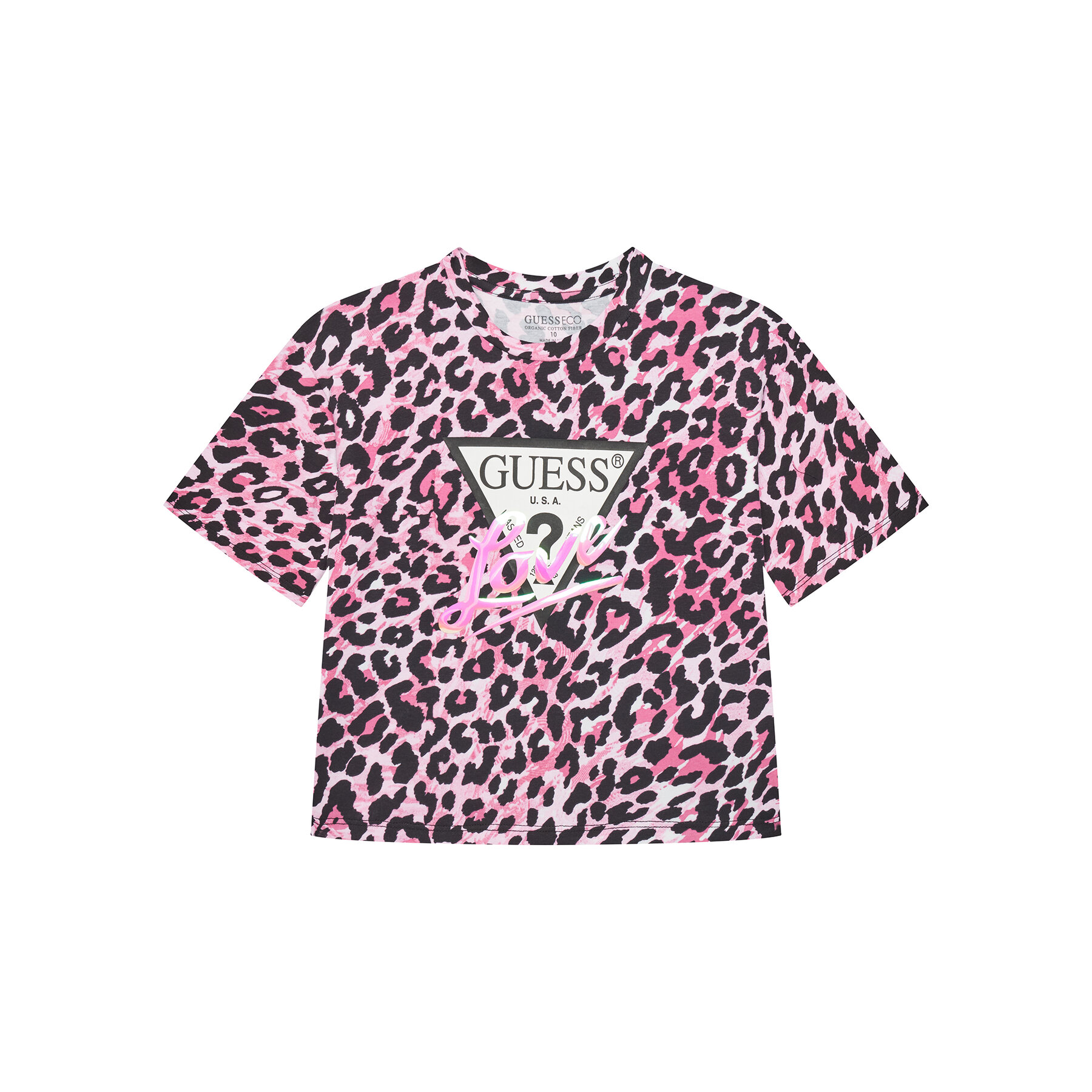 Guess T-Shirt J5YI07 K6YW4 Ροζ Regular Fit