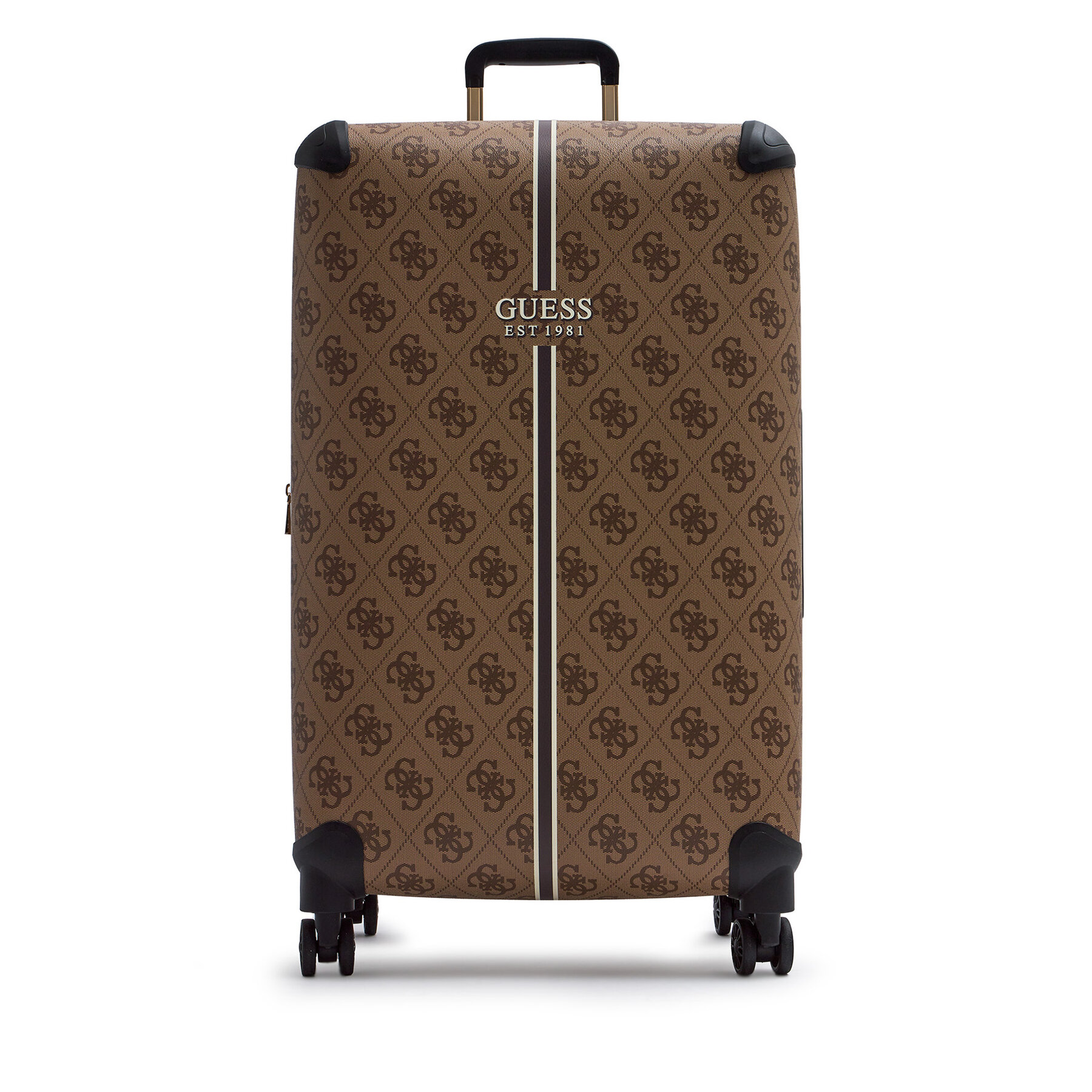 Medelstor resväska Guess Kallisto TWB760 49880 Beige