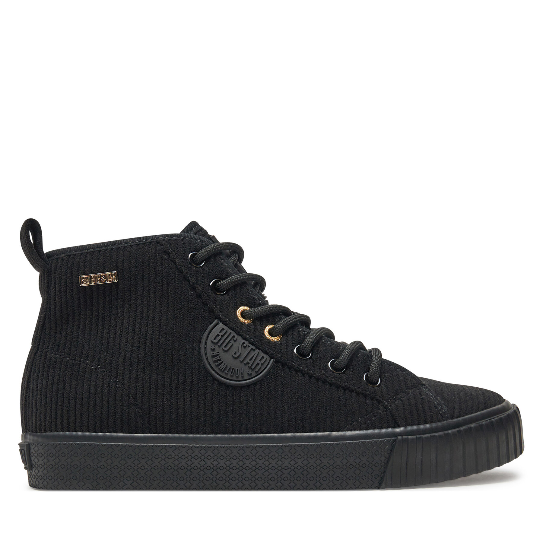 Damskie Trampki Big Star Shoes, Rozmiar 37 Czarny OO274773