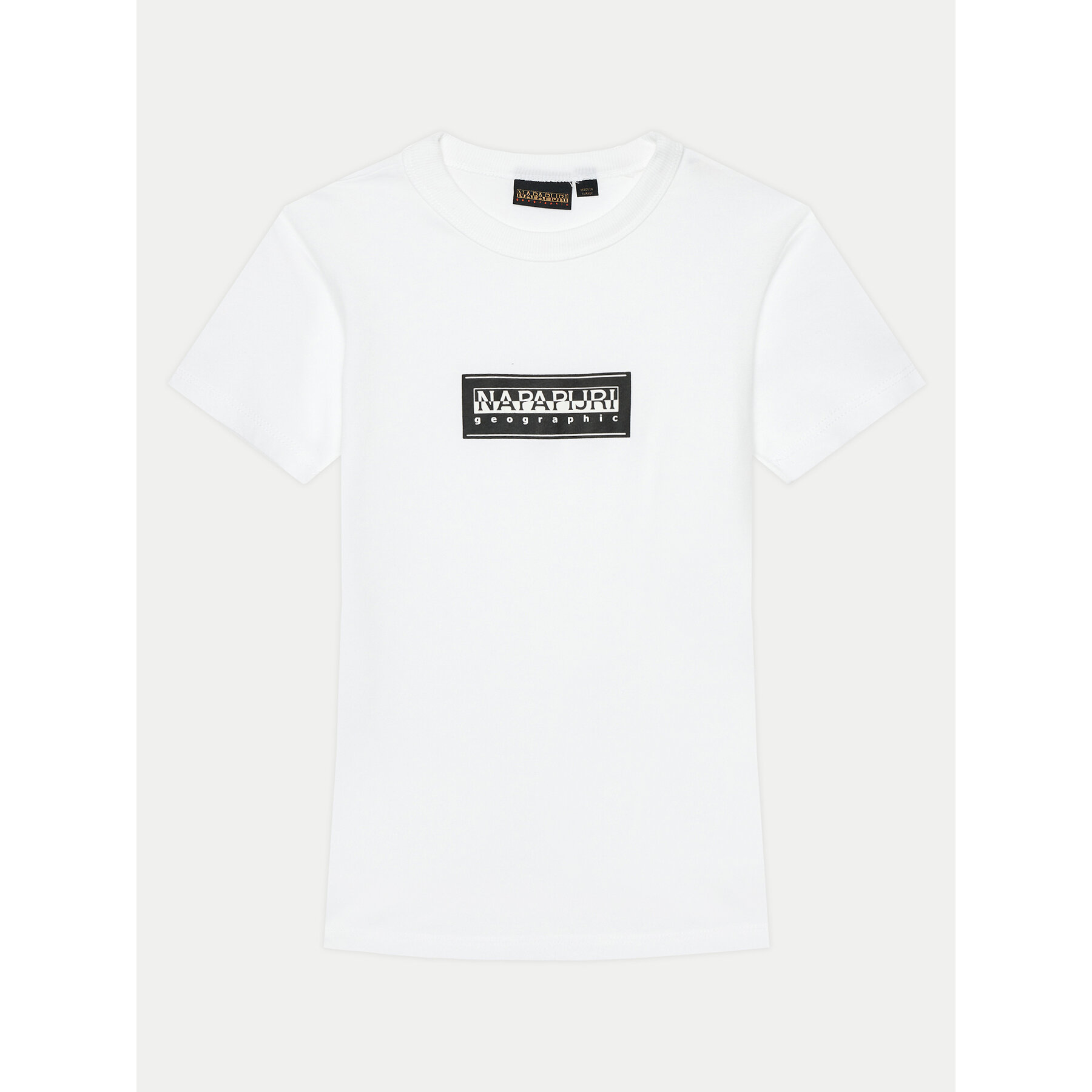 Napapijri T-shirt Chamois NP0A4HYL M Bianco Regular Fit