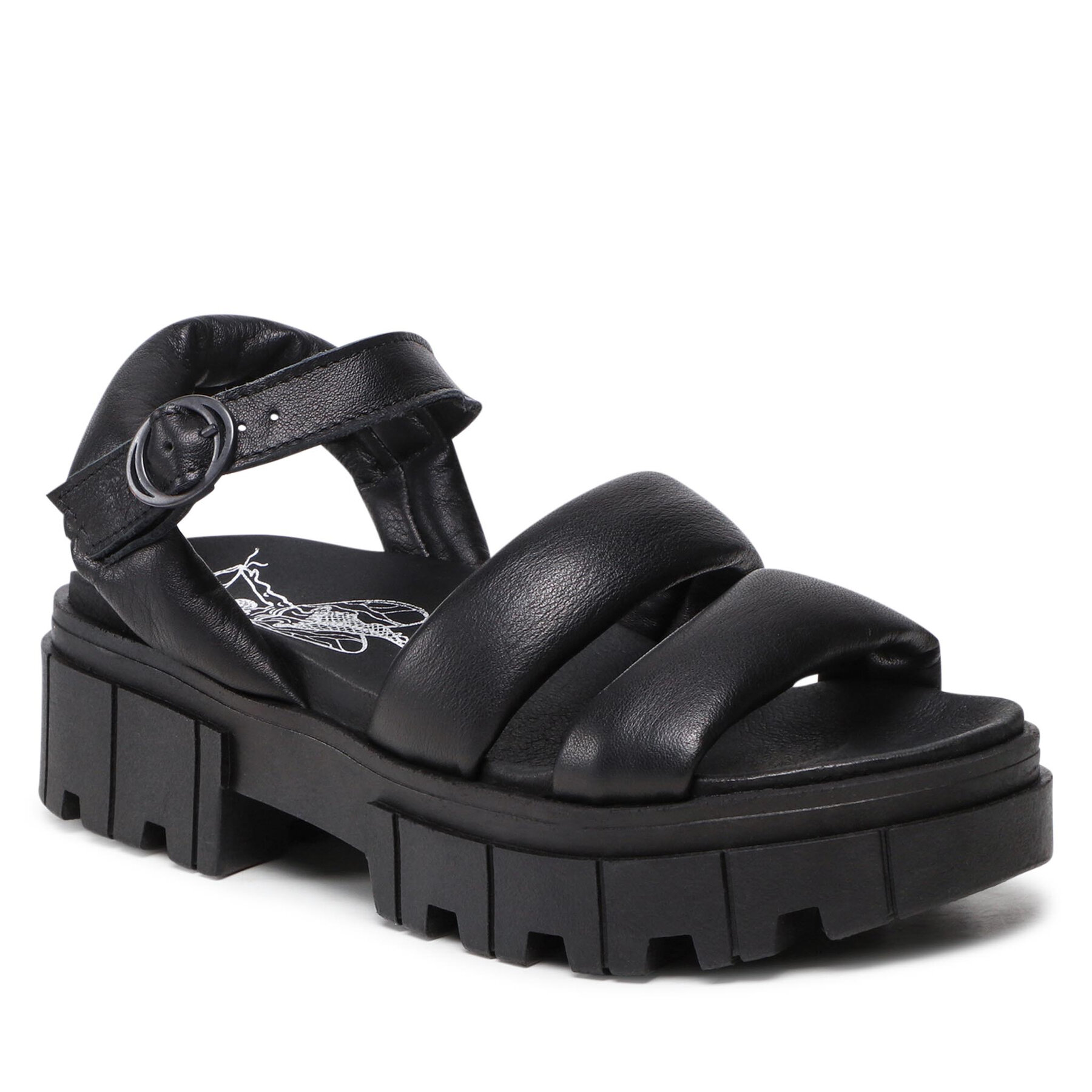Sandale Fly London Jelafly P144864000 Black epantofi.ro imagine noua