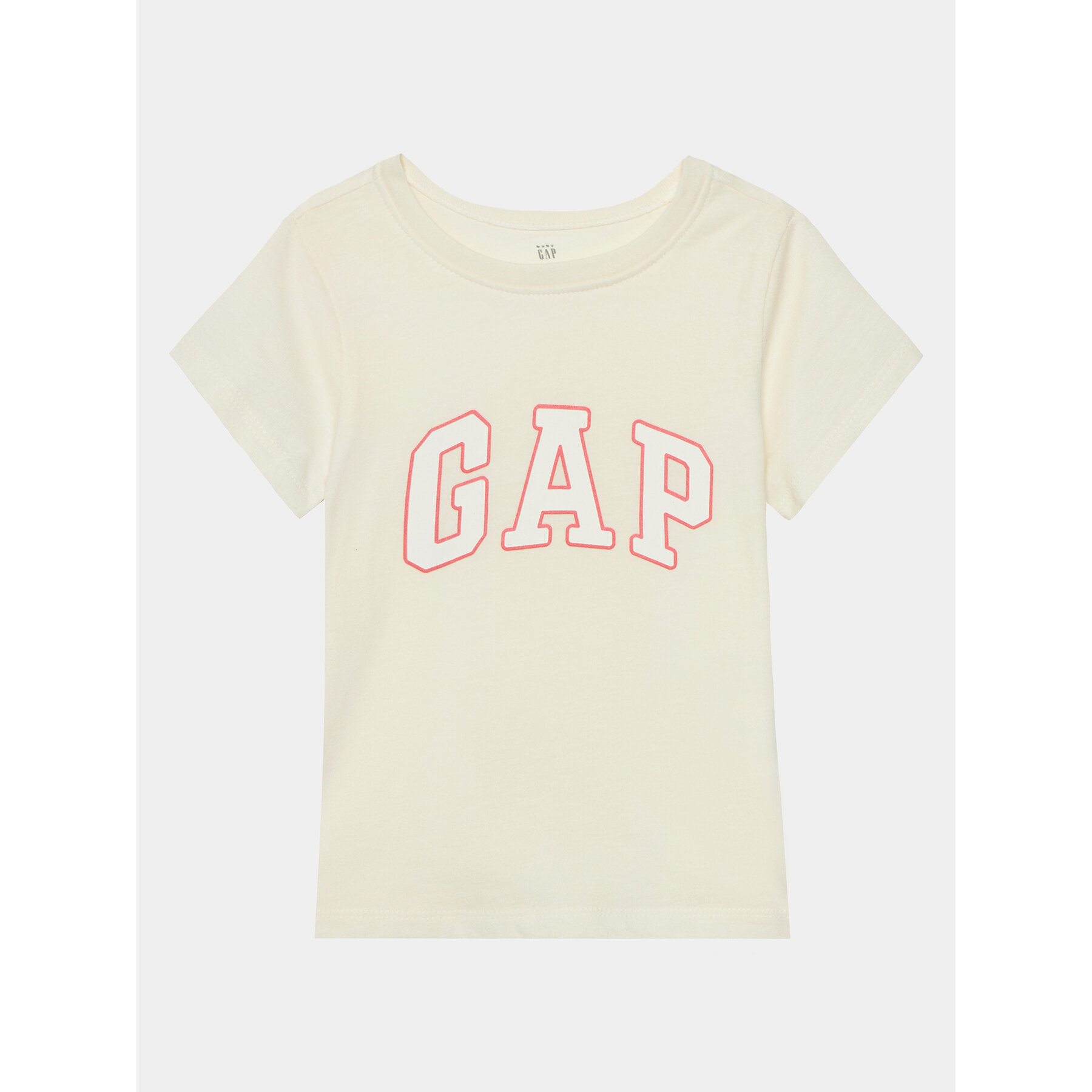 Gap Marškinėliai 459909-00 Écru Regular Fit