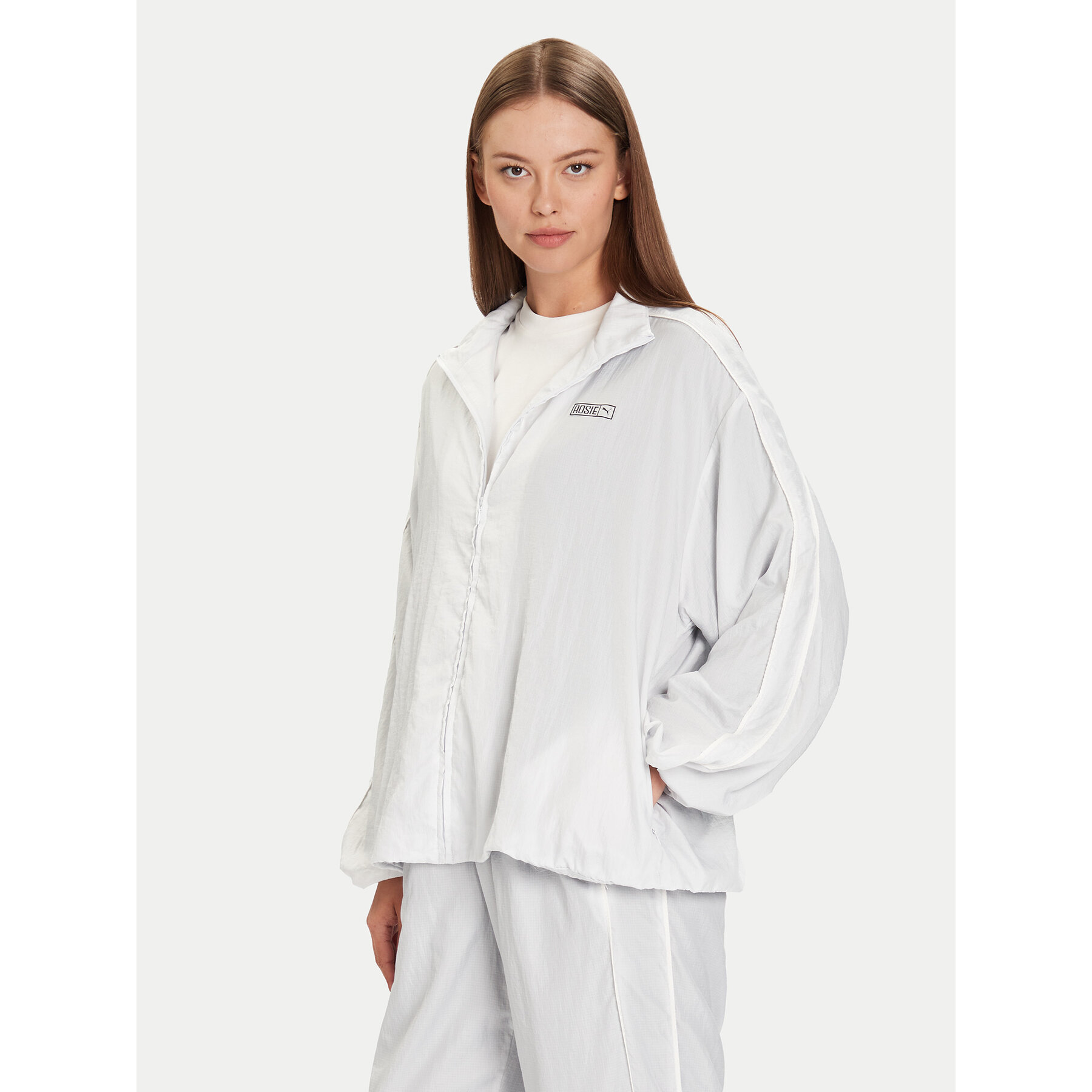 Puma Sweatshirt PUMA X ROSÉ T7 633793 32 Silberfarben Oversize