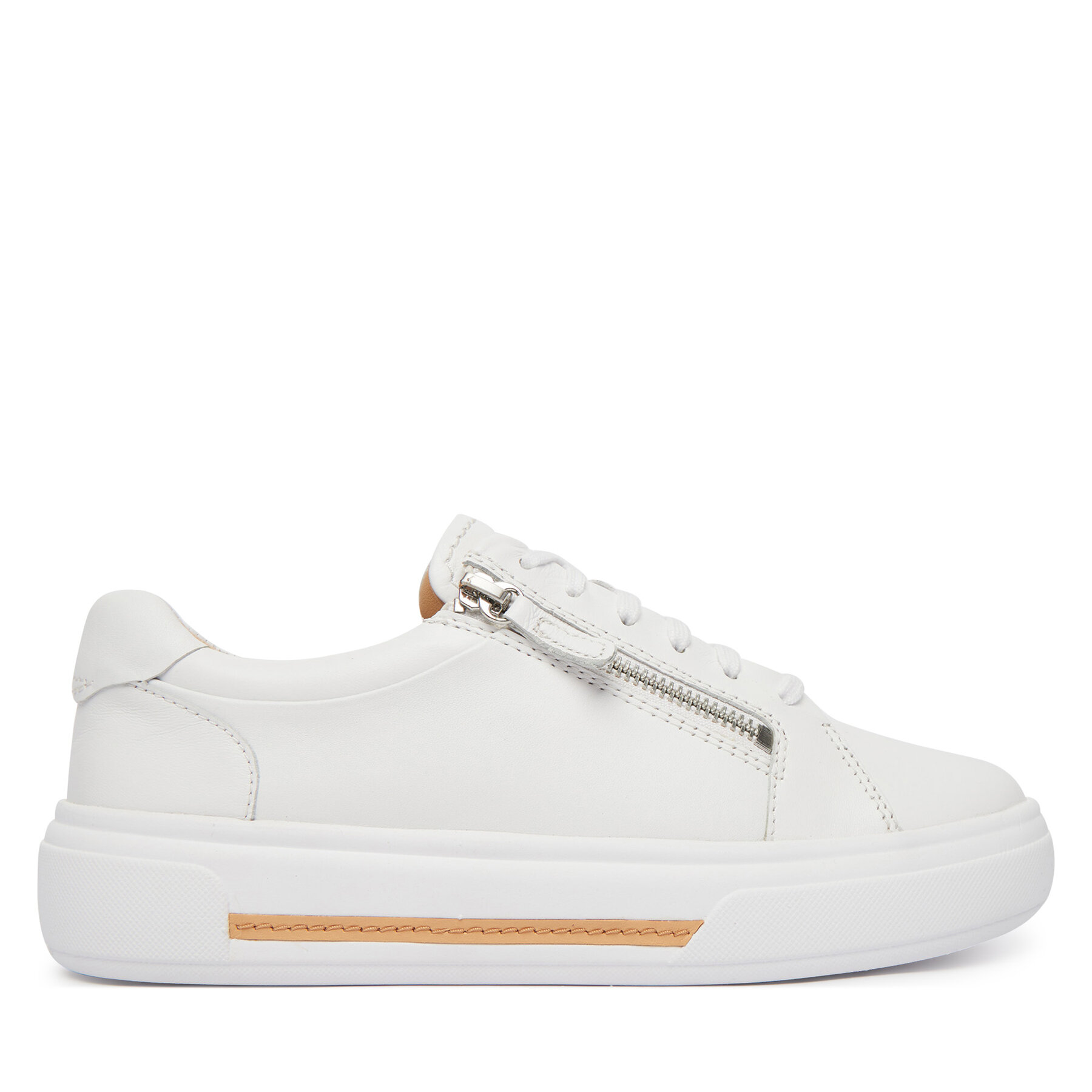Sportcipők Clarks Hollyrose Zip 26185917 Fehér