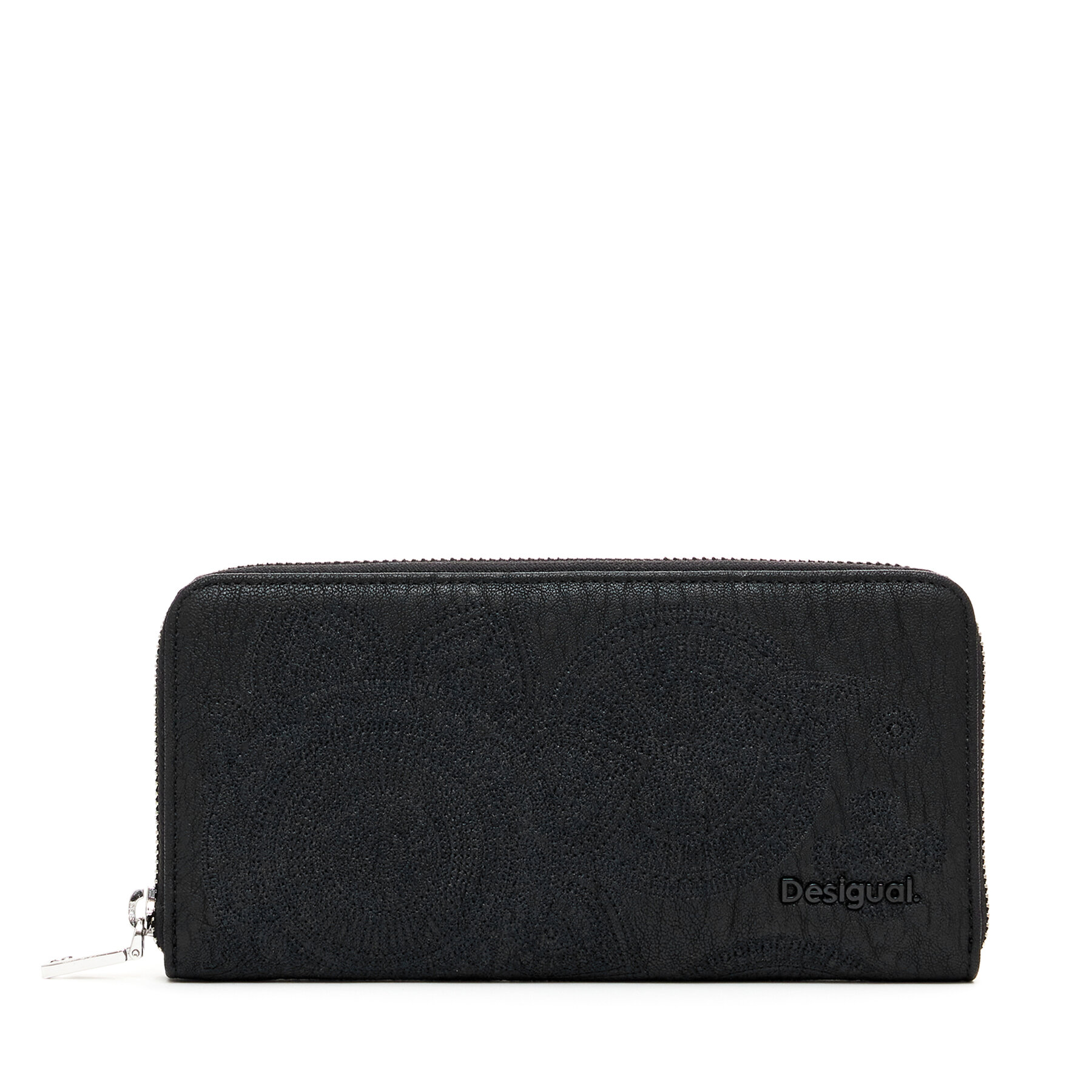 Cartera grande para mujer Desigual Dejavu Fiona 24WAYP21 Negro