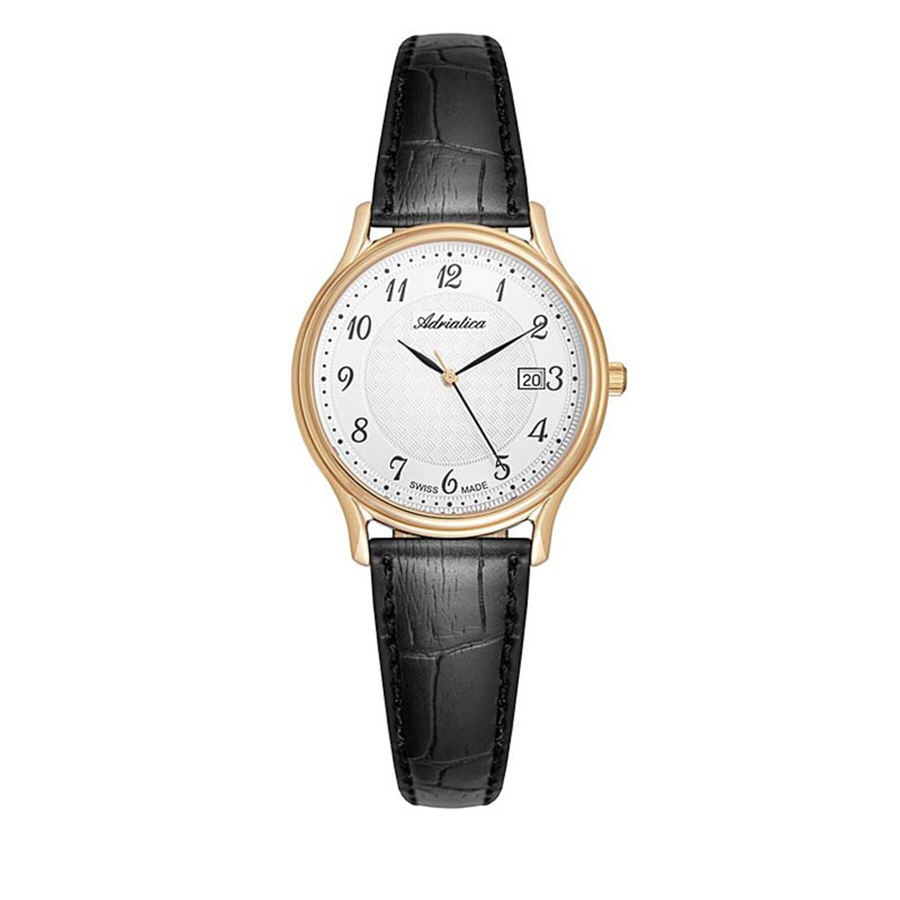 

Годинник Adriatica A3000.1223Q Black/Gold, Чорний