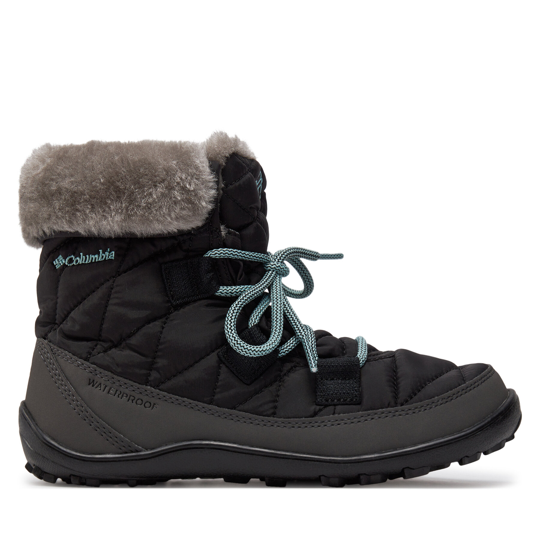 Škornji za sneg Columbia Youth Minx Shorty Omni-Heat Waterproof BY1334 Black/Sparay 010